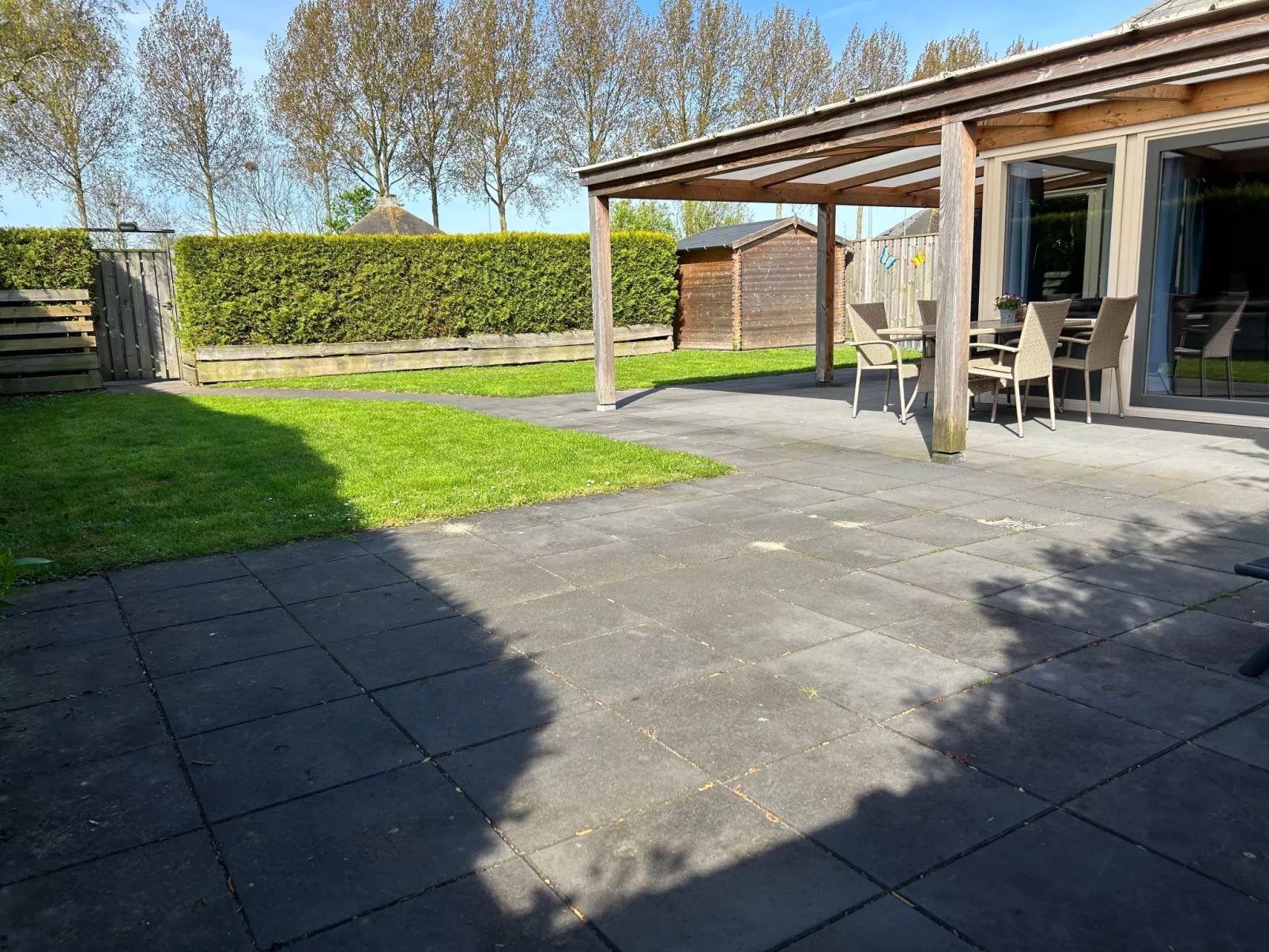 In einem familienfreundlichen Ferienpark-Outside