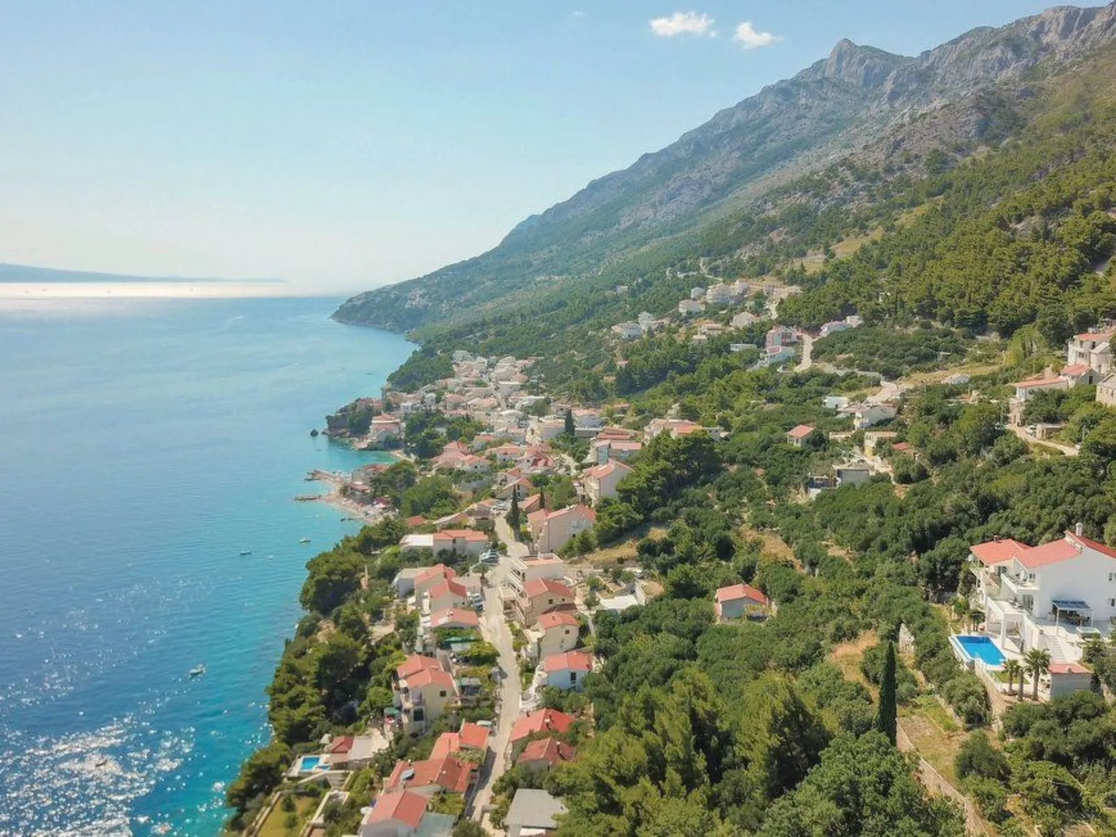 3 Schlafzimmer Villa mit beheiztem Pool und Meerblick-Image-tags.info