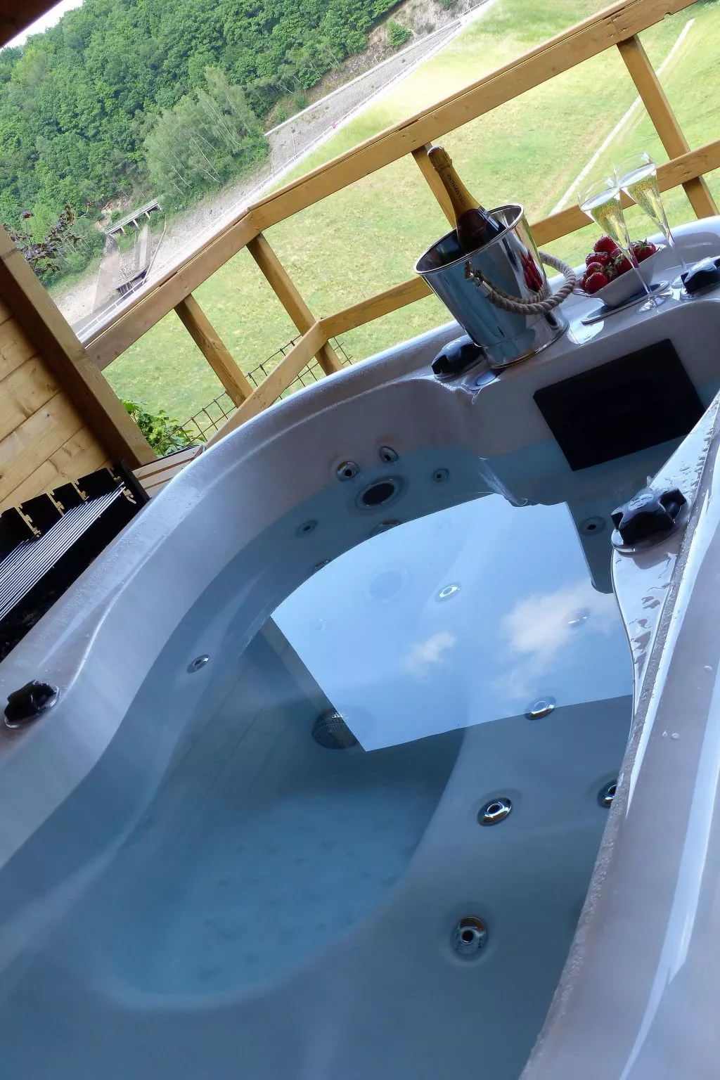 Duplex Ferme Simon 4p mit Jacuzzi und Sauna-Outside