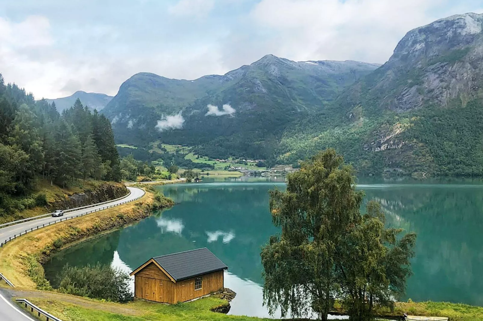 2 Personen Ferienhaus in STRYN-By Traum-Außenbereich