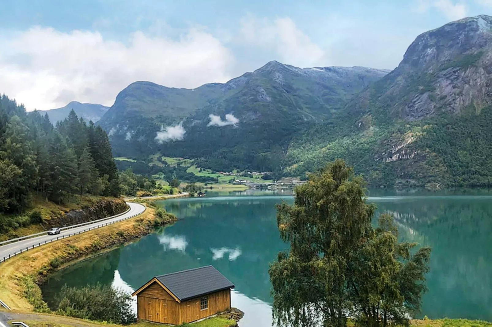 Maison de vacances pour 7 a STRYN-By Traum-Vue sur l'eau