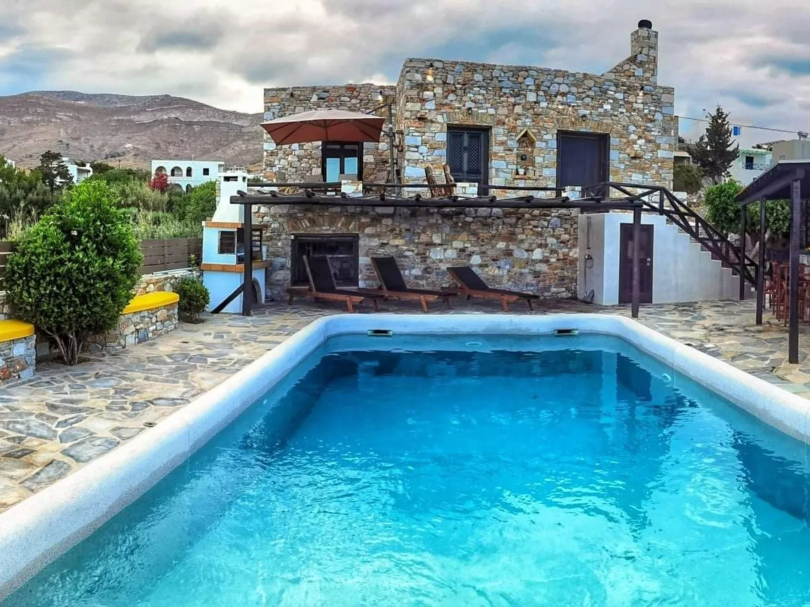 Mit Privatpool für 8 Personen und 2 Kinder in Megas Gialos, Kykladen-Dehors