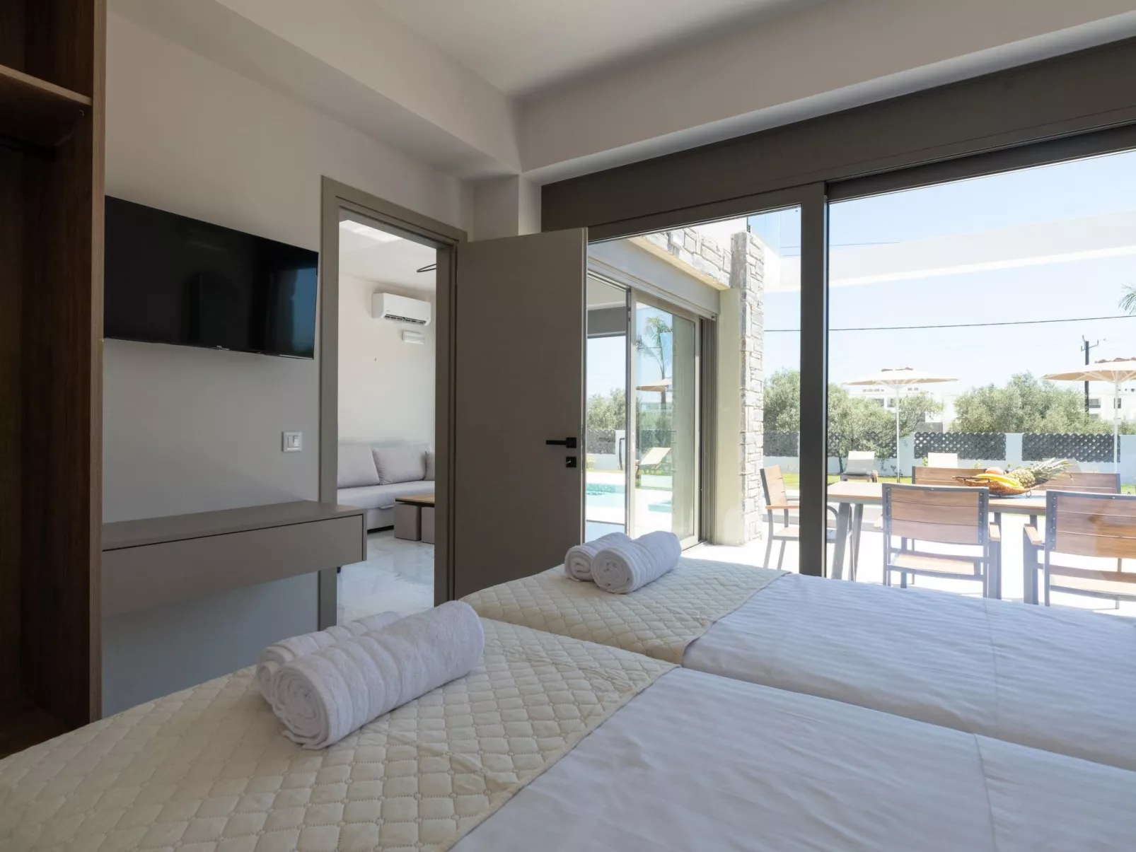 Rhodos Sterne Stellar Villen-Andromeda-Dedans