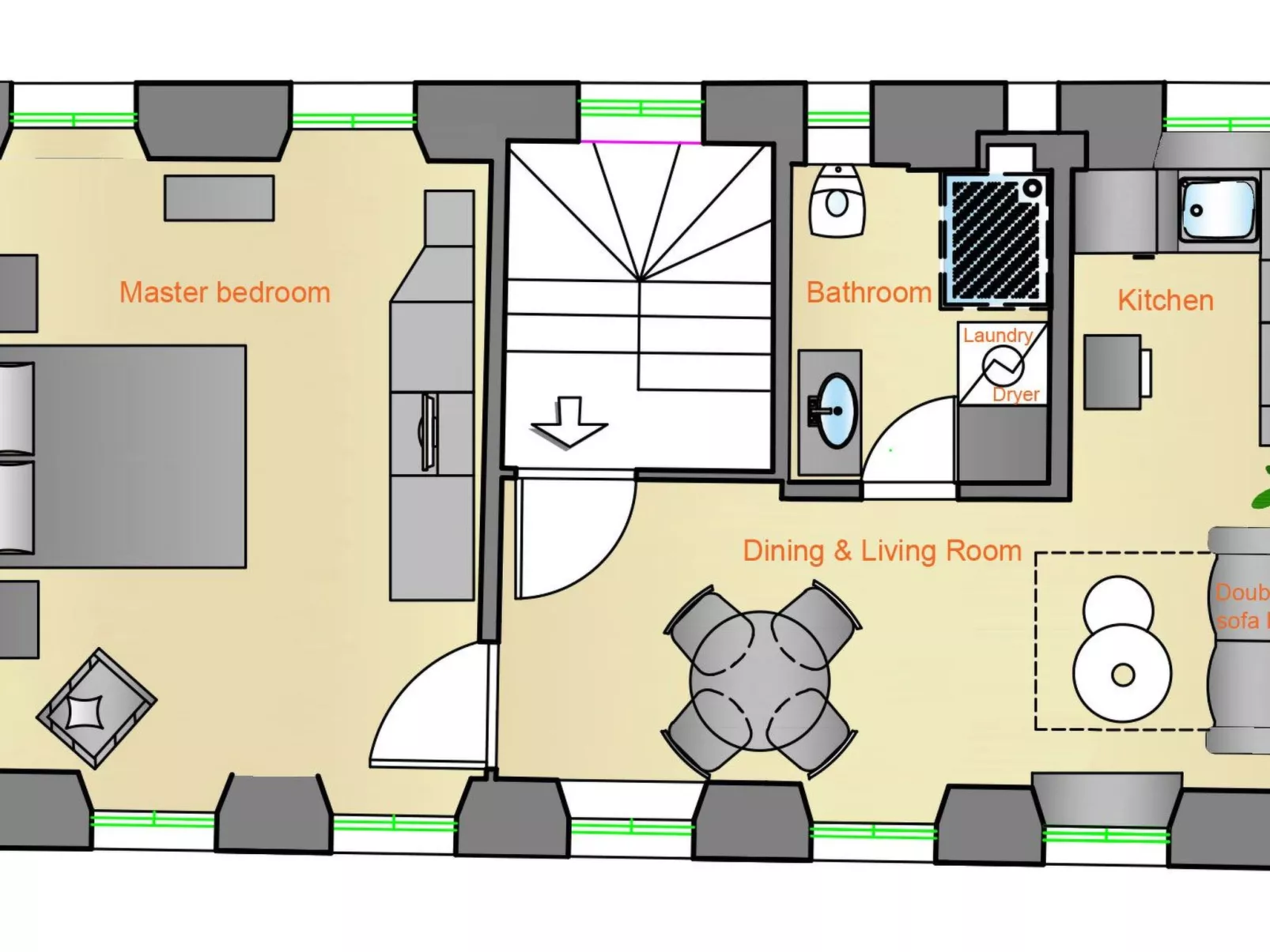 Palazzino Leone - Korfu Altstadt Deluxe Wohnung-Dedans