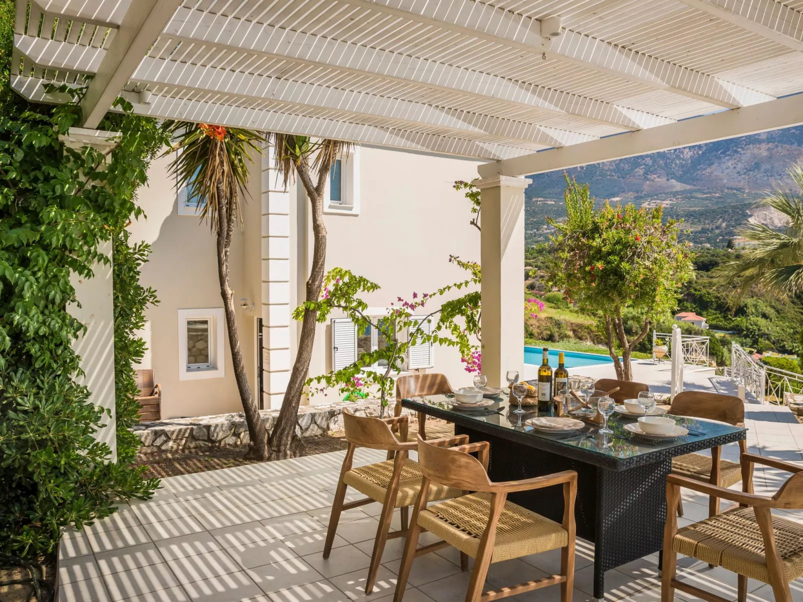 Luxusvilla Thalassa, direkt am Meer-Dehors