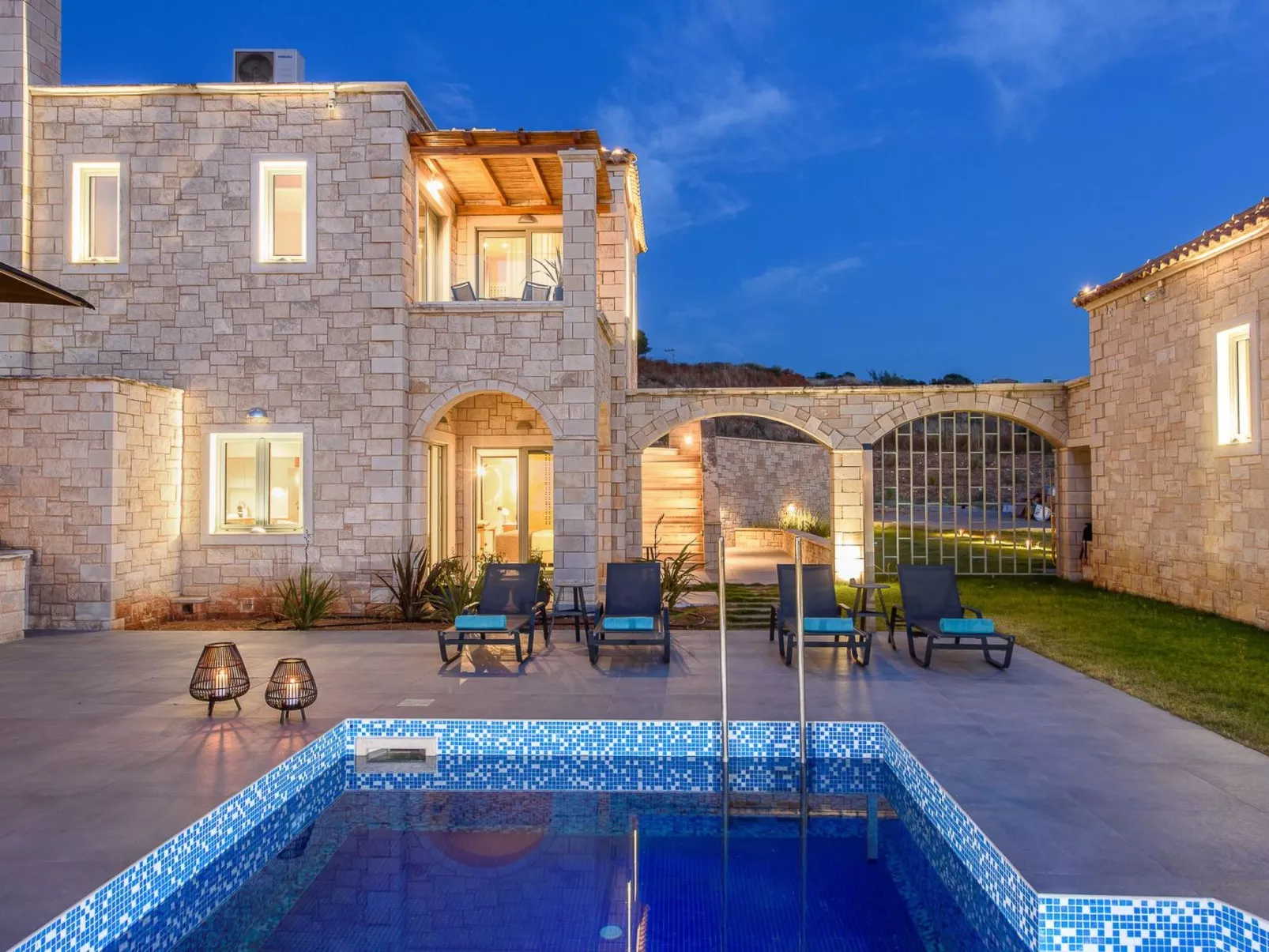 Caldera Anissaras Villen - Theros Konzept-Draußen