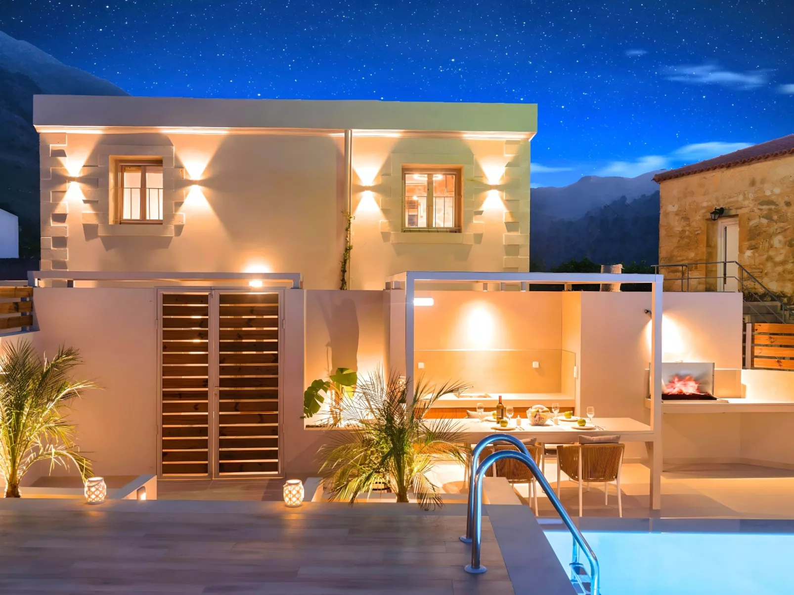 Hidden Gem Villa Pool und Jaccuzzi