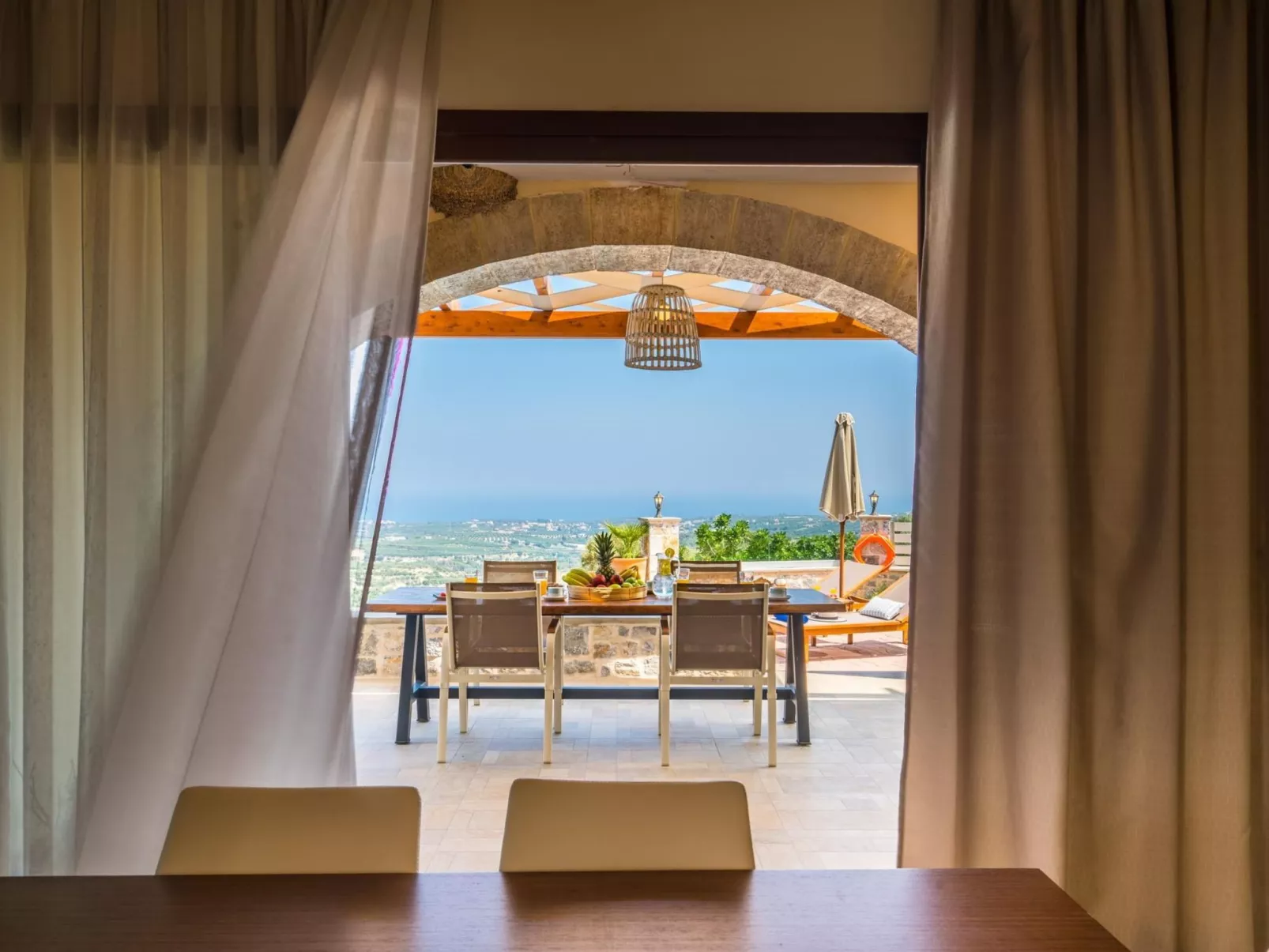 Wunderschönes Haus in Arkadi mit privatem Pool-Draußen