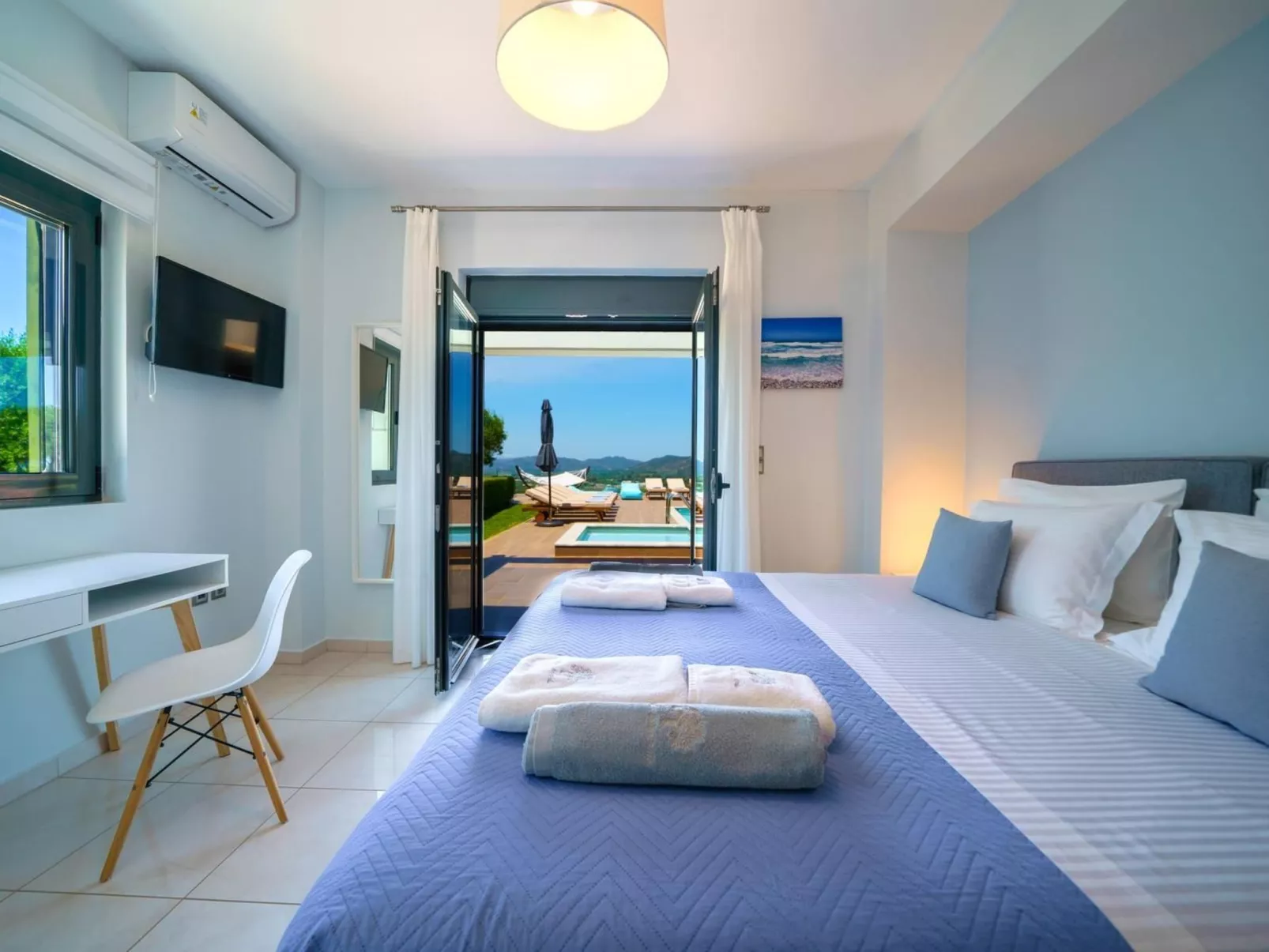 Luxus-Villa Freier beheizter Pool Atemberaubende Aussicht Kreta