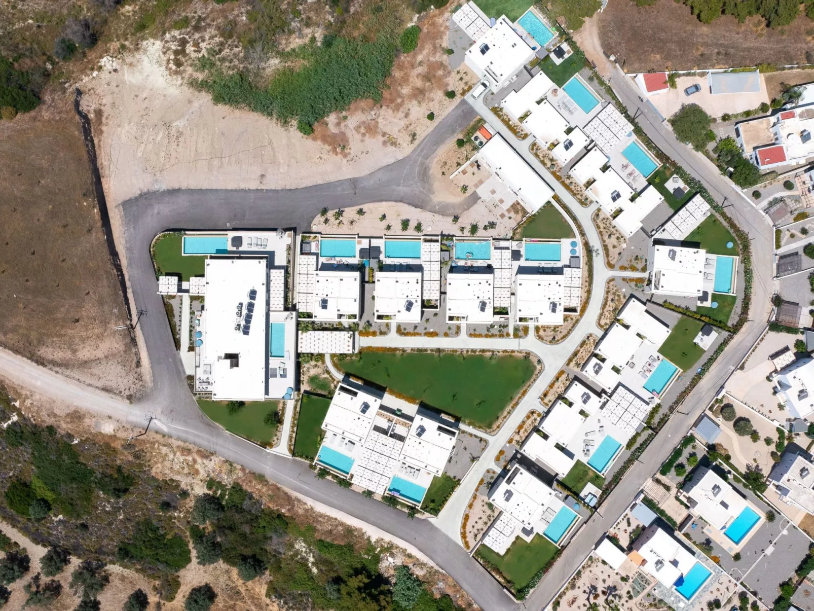 Trapezia Luxury Living -Türkis-Outside