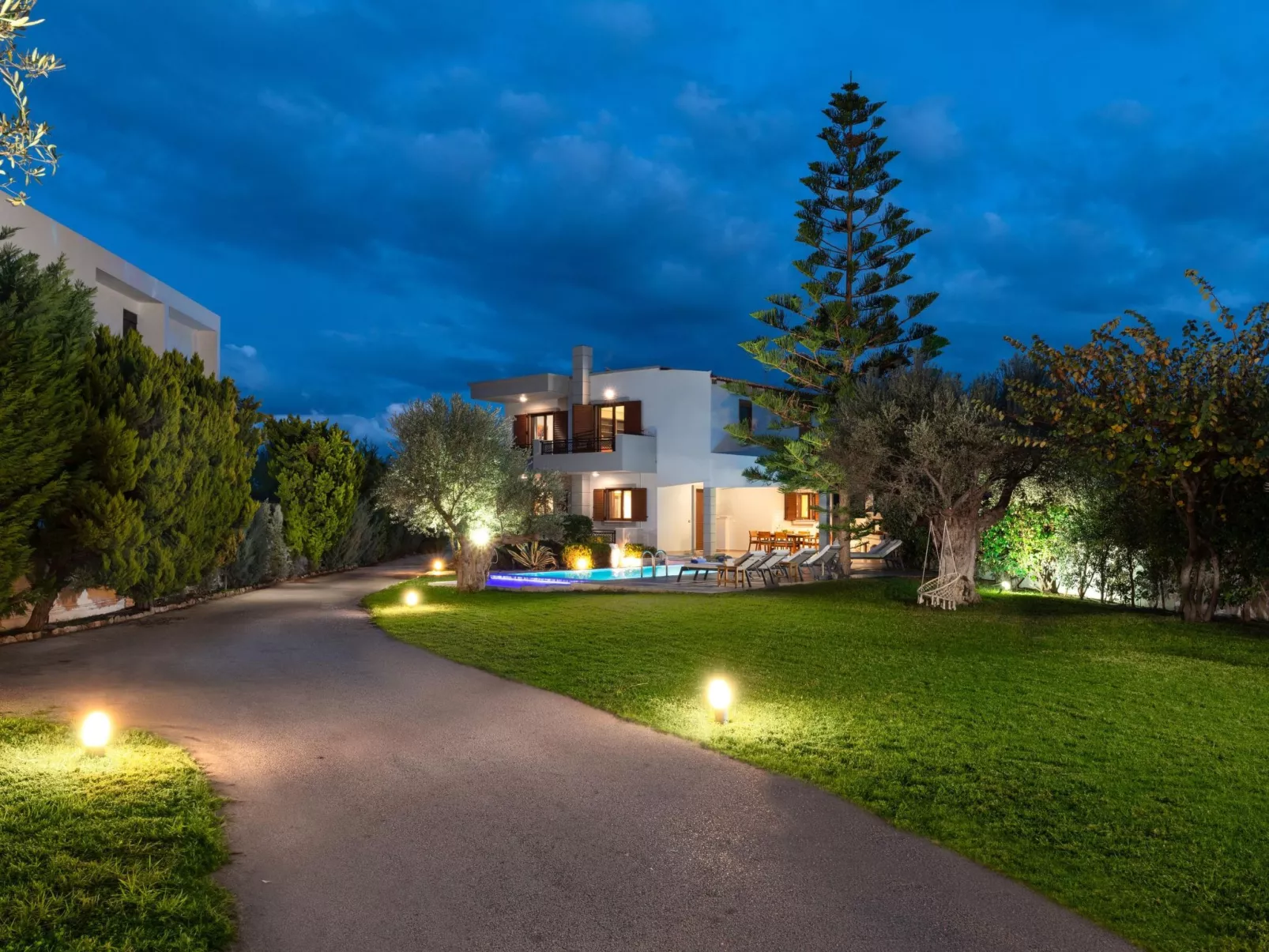 Villa Vergio in der Nähe des Strandes-Outside