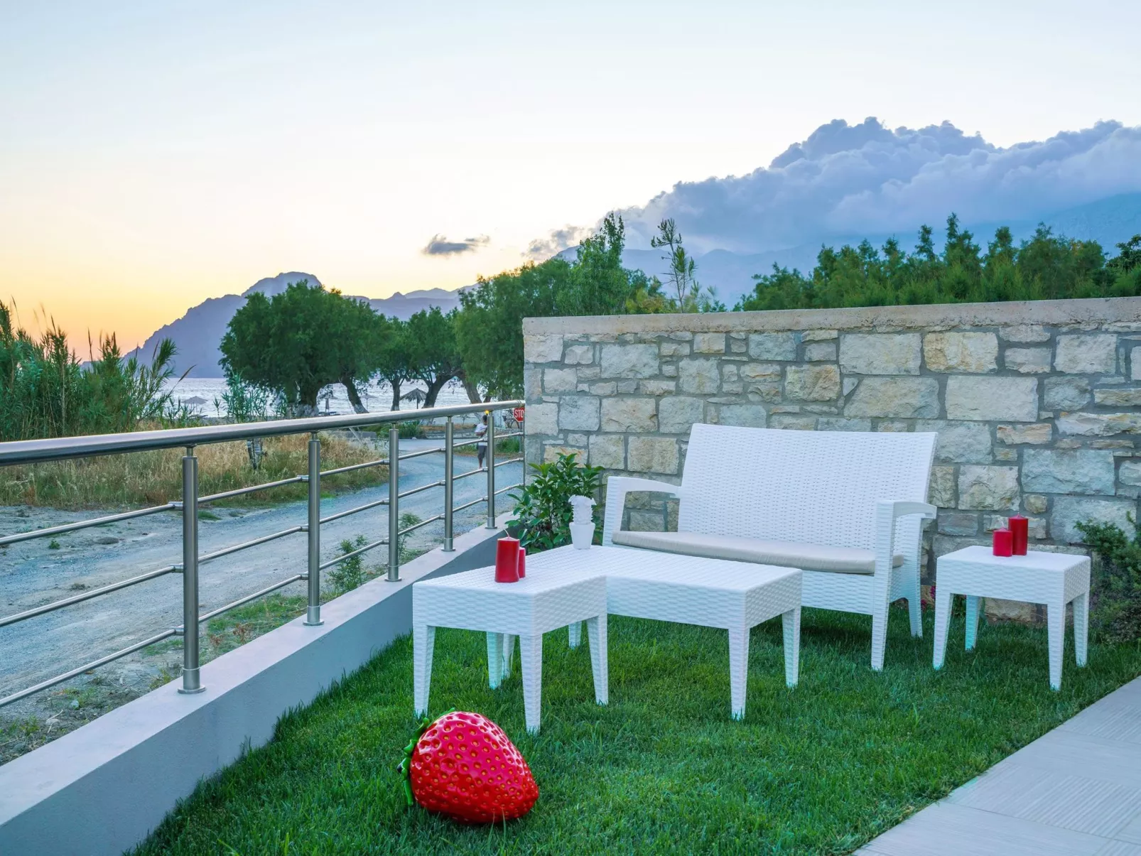 Beachfront Villa 30m zu den Annehmlichkeiten und BBQ Bereich