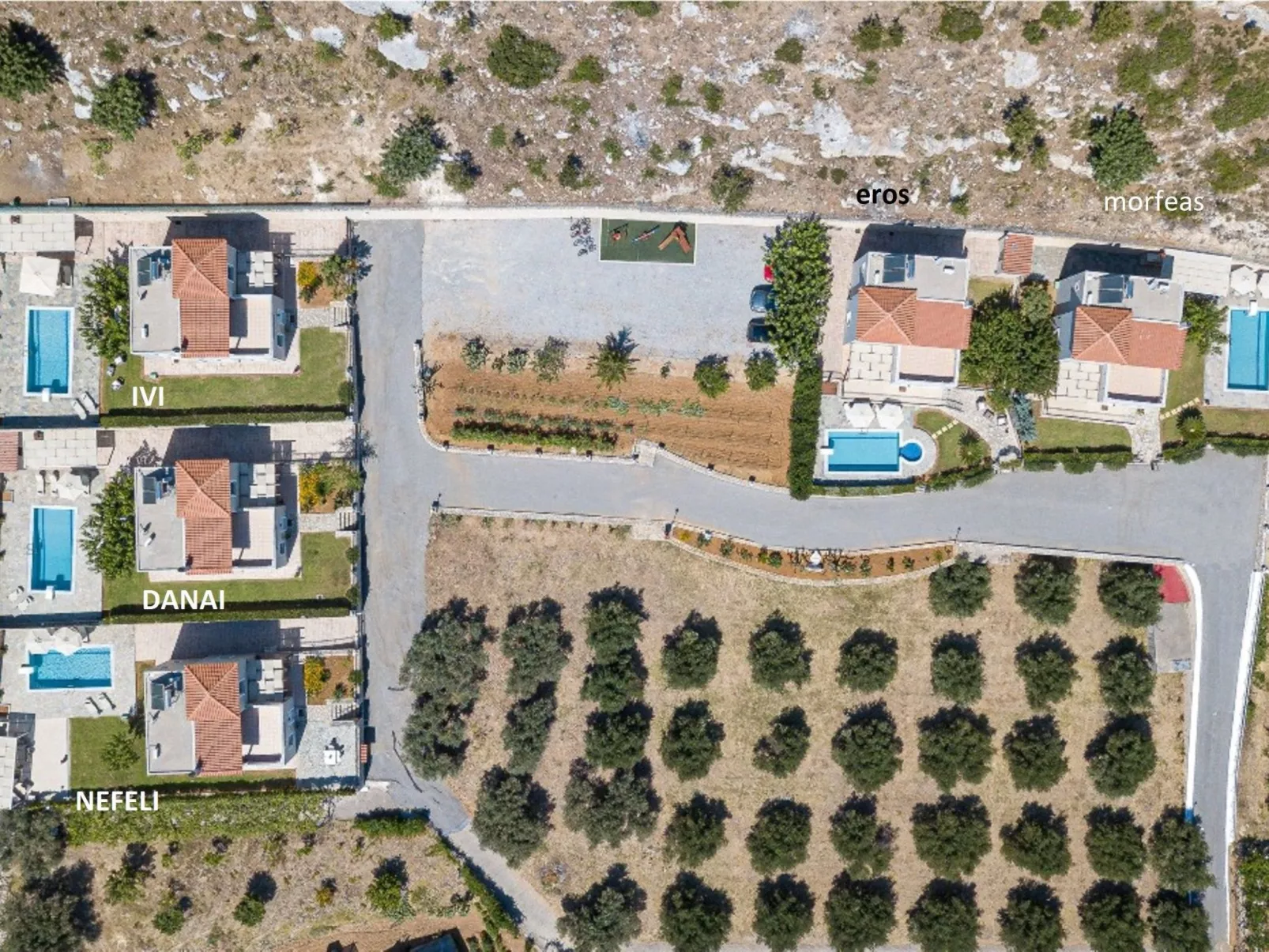 Ruhige Villa mit privatem Pool, BBQ und Kinderbereich-Dehors