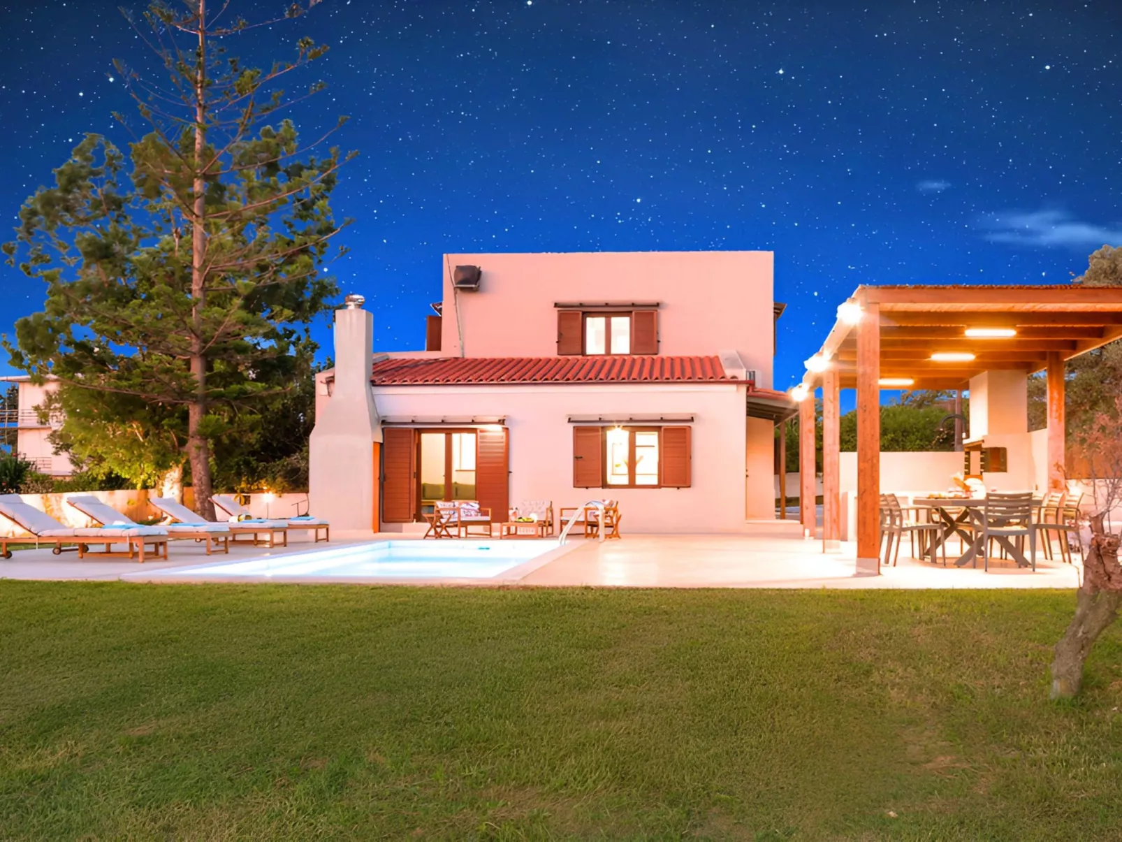 "Vegghera Villa" mit Bergblick