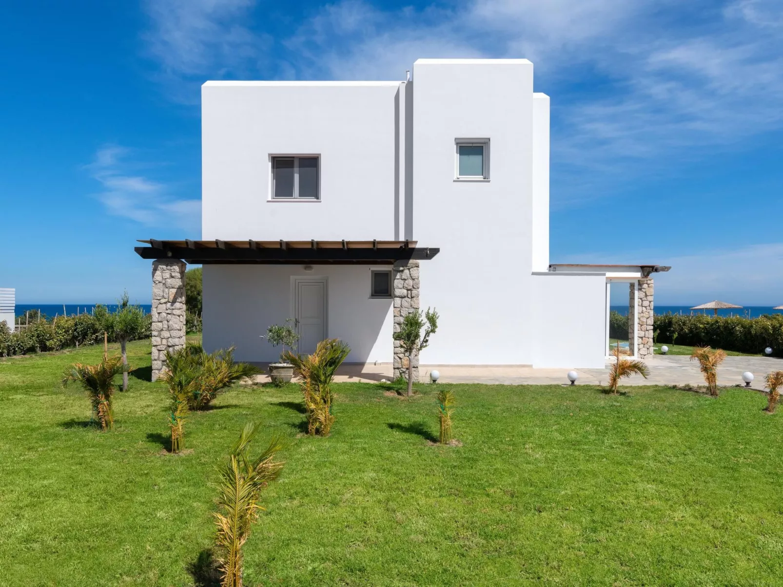 Villa Sevil mit Meerblick-Outside