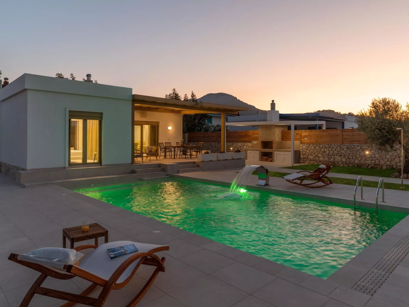 Klimatisierte Villa Elia-Dehors