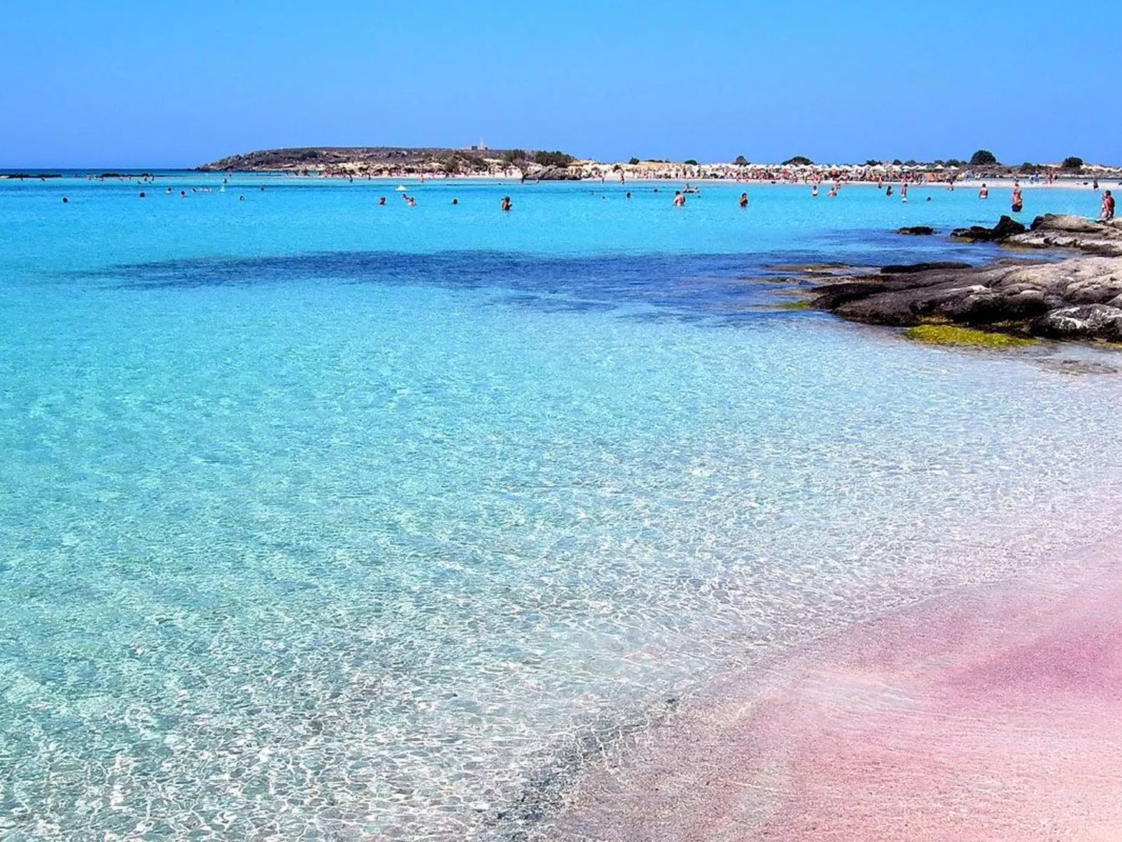 Traditionelle Villa mit Pool und Meerblick Elafonissi-Outside