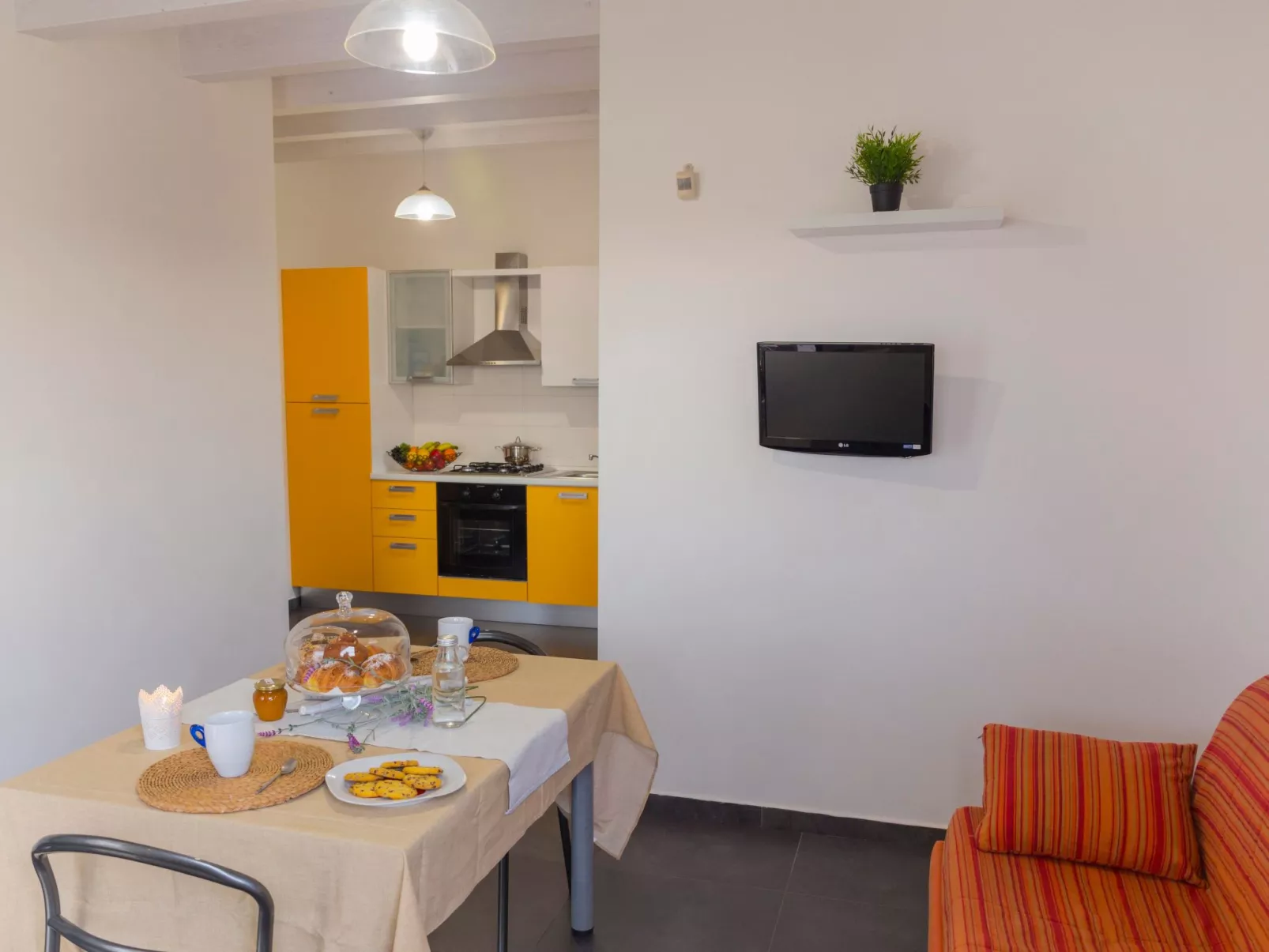 Wohnung für 4 Personen mit Meerblick-Drinnen