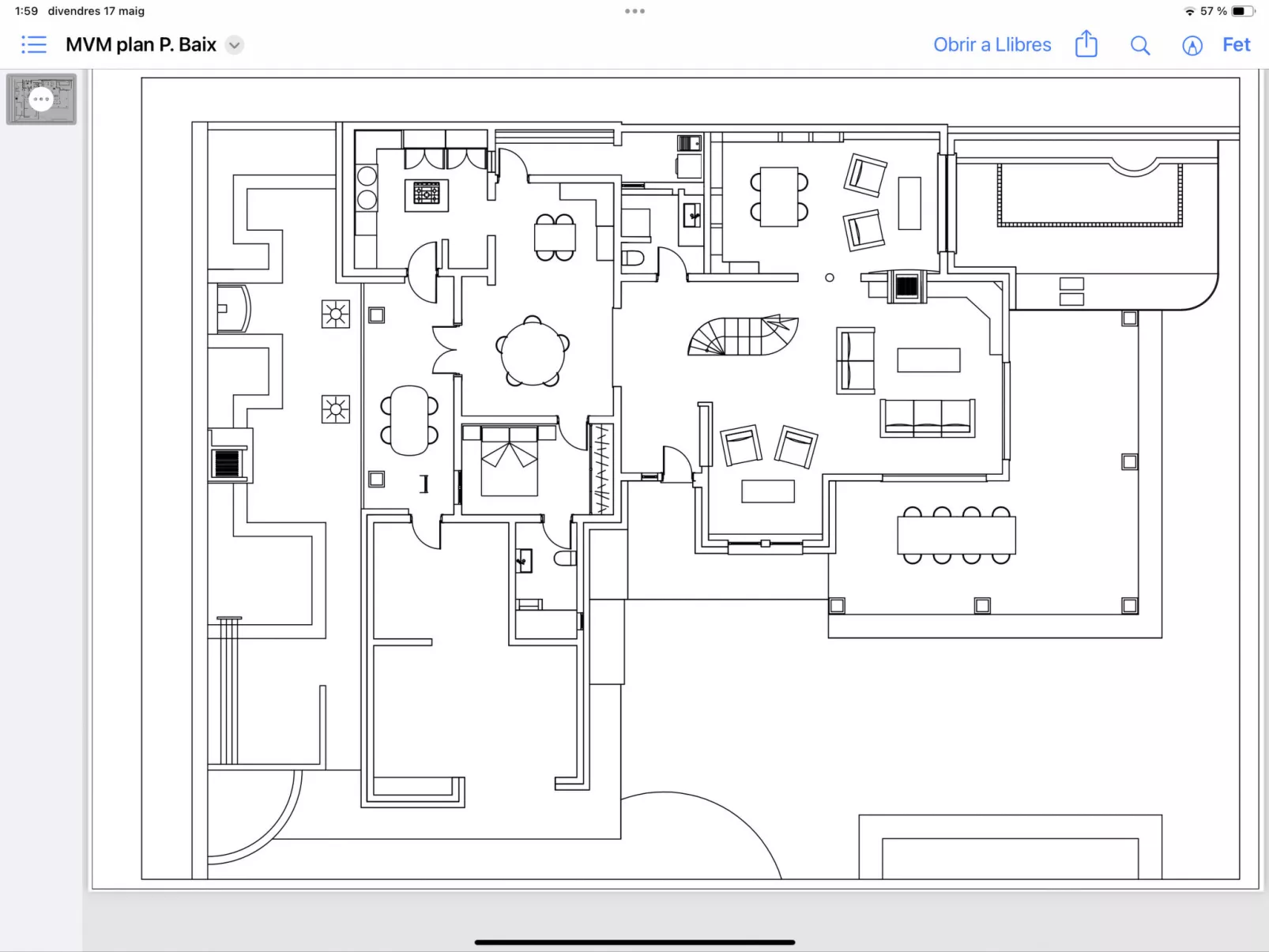 Villa Moliner ; Ruhe in 3,5 km Entfernung vom Strand von Llenaire-Drinnen