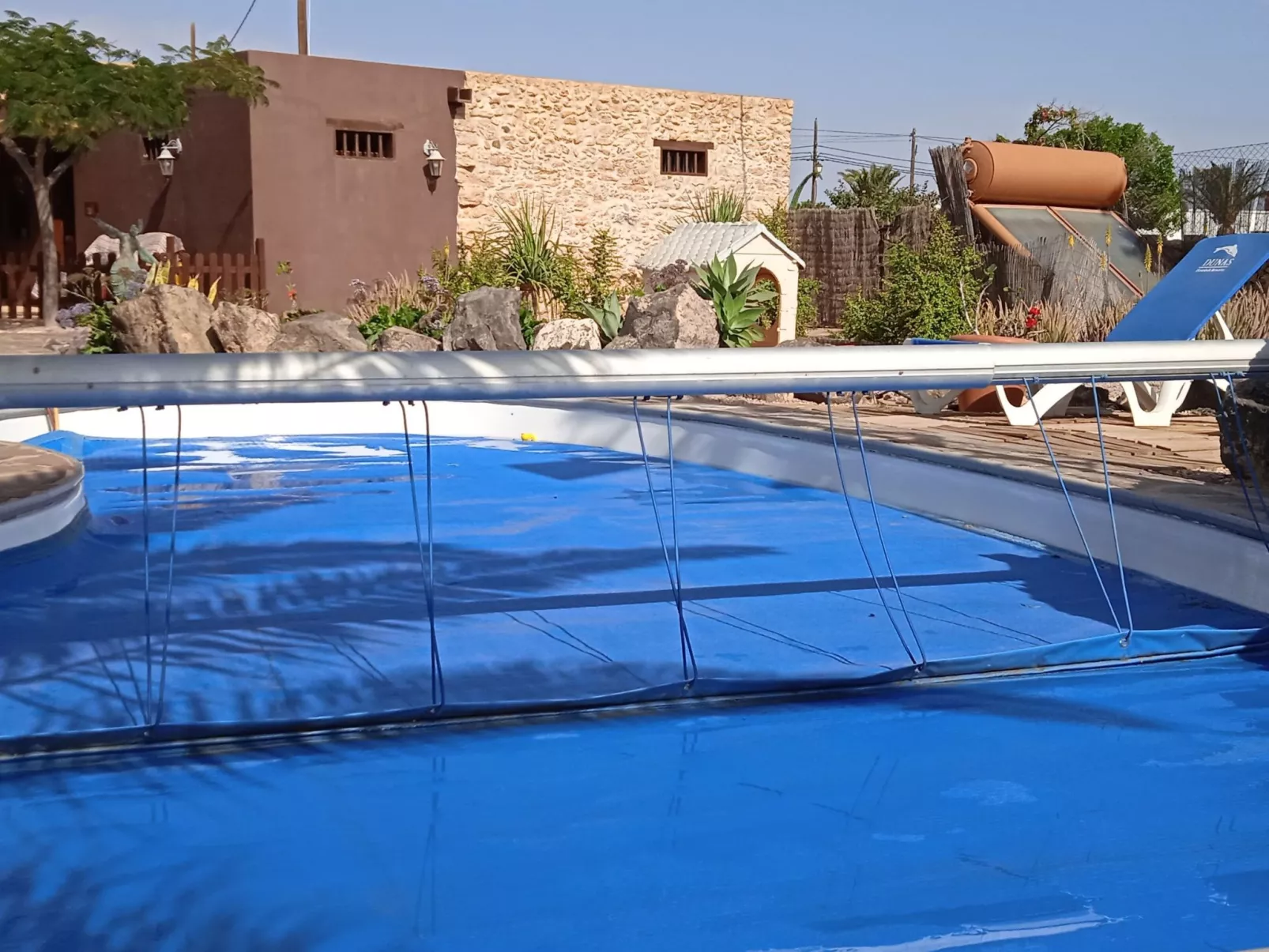 Kanarisches Haus mit privatem Pool und Garten-Outside