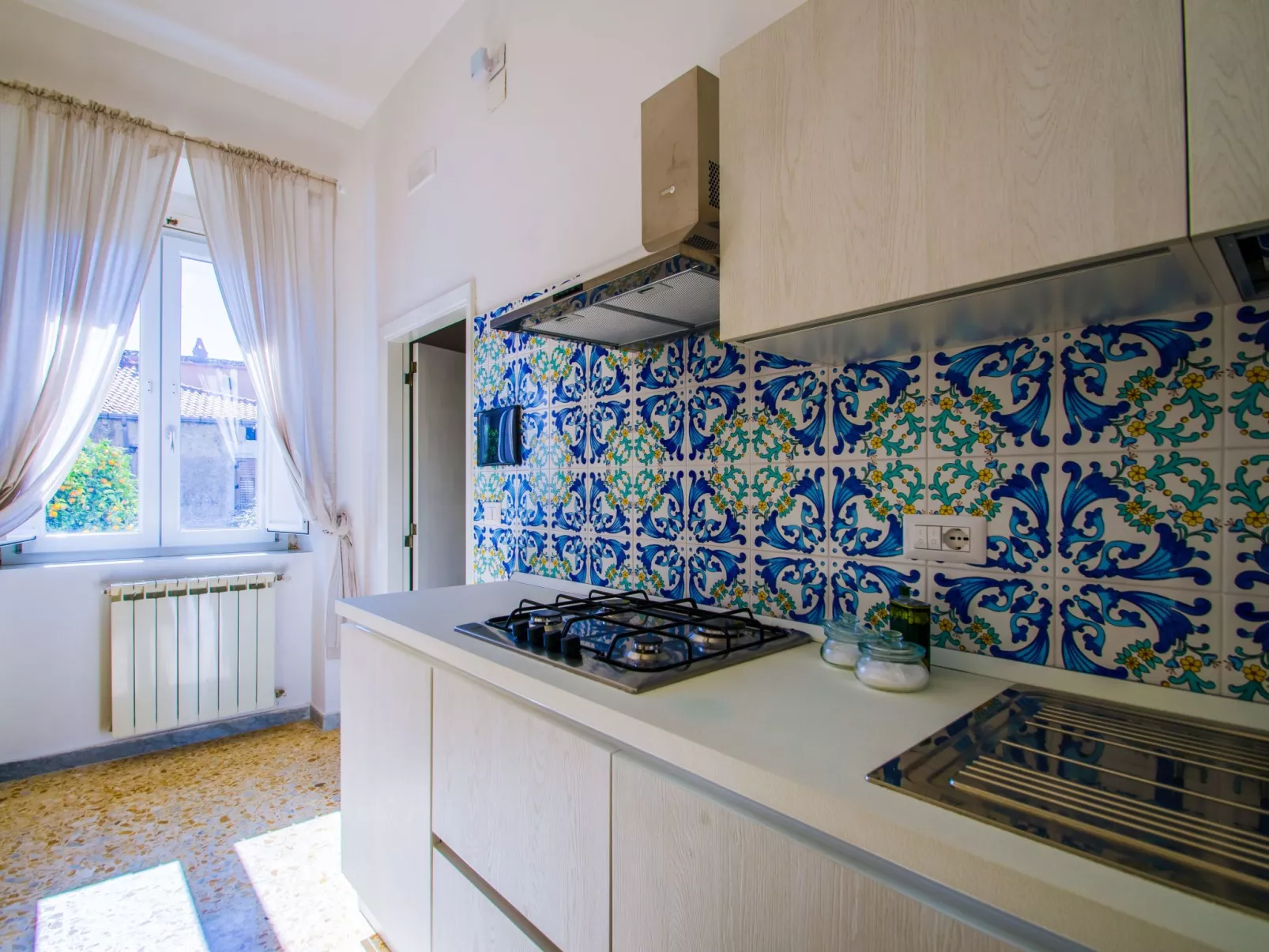 Il Mulino - Zweizimmerwohnung im Zentrum von Ceraso mit Kochnische, bis zu 3 Pe