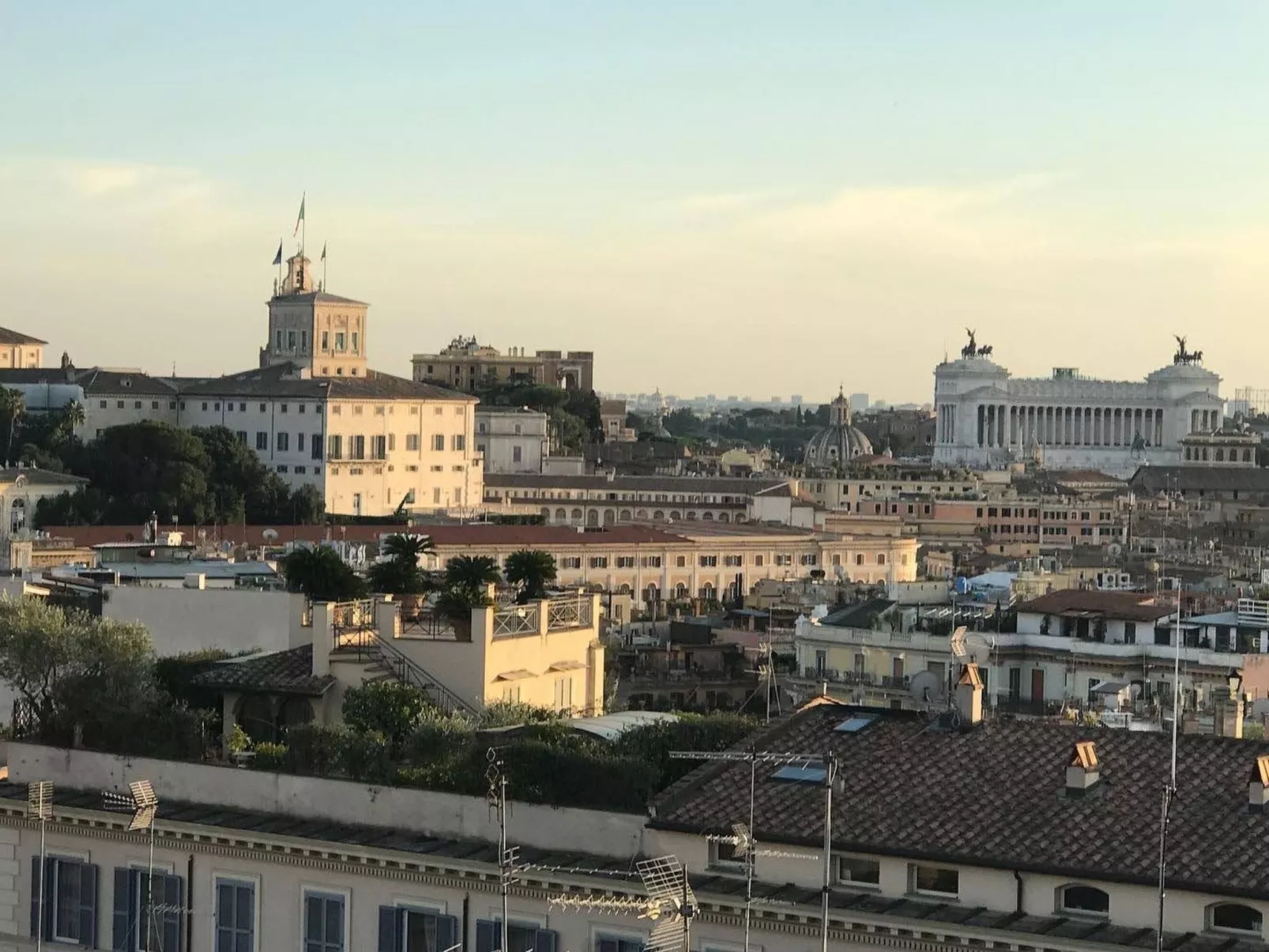 Spanische Treppe Rom Blick