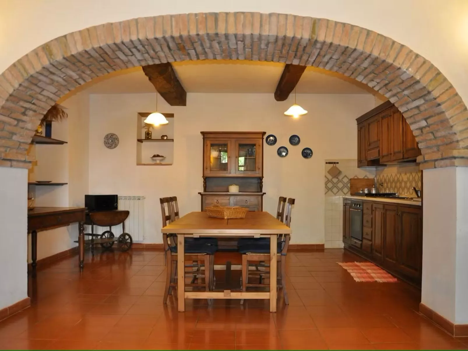 In Acquapendente mit großem Garten