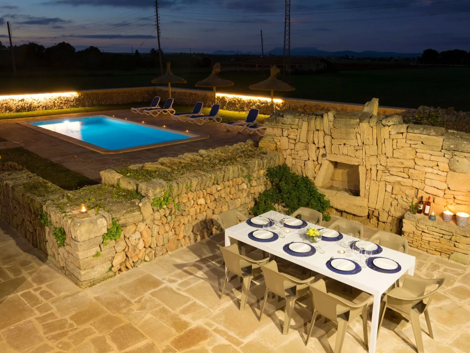 S'Hort de Marina mit Pool-Outside