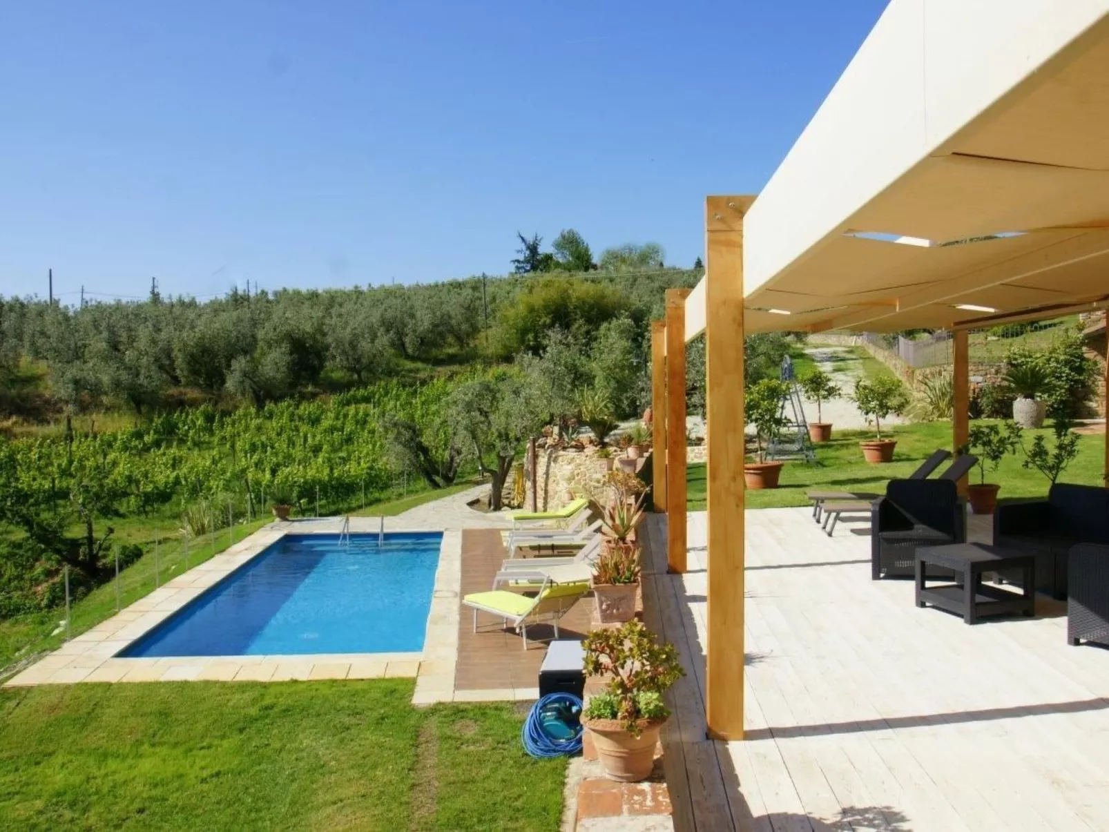 Exklusive Villa mit Pool für 8 Personen-Dehors