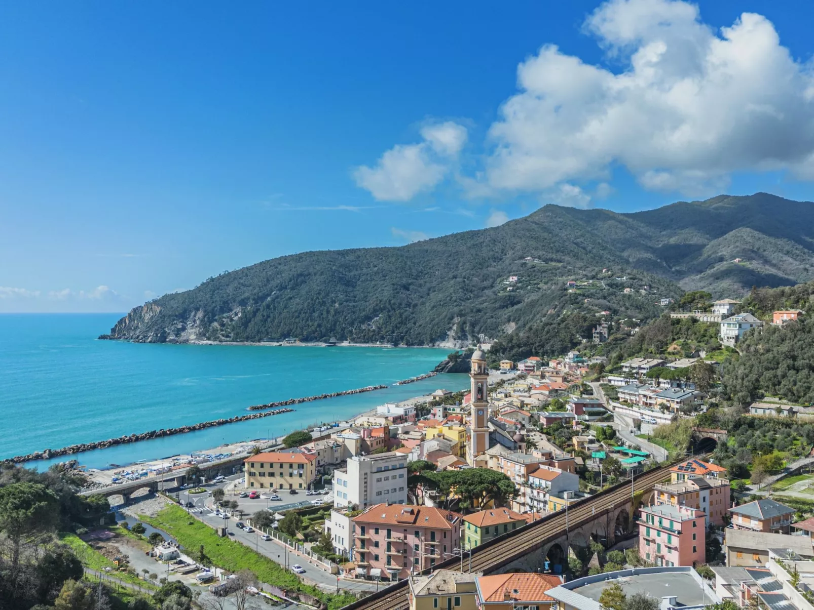 Wohnung in Moneglia mit Terrasse und Grill-Umgebung