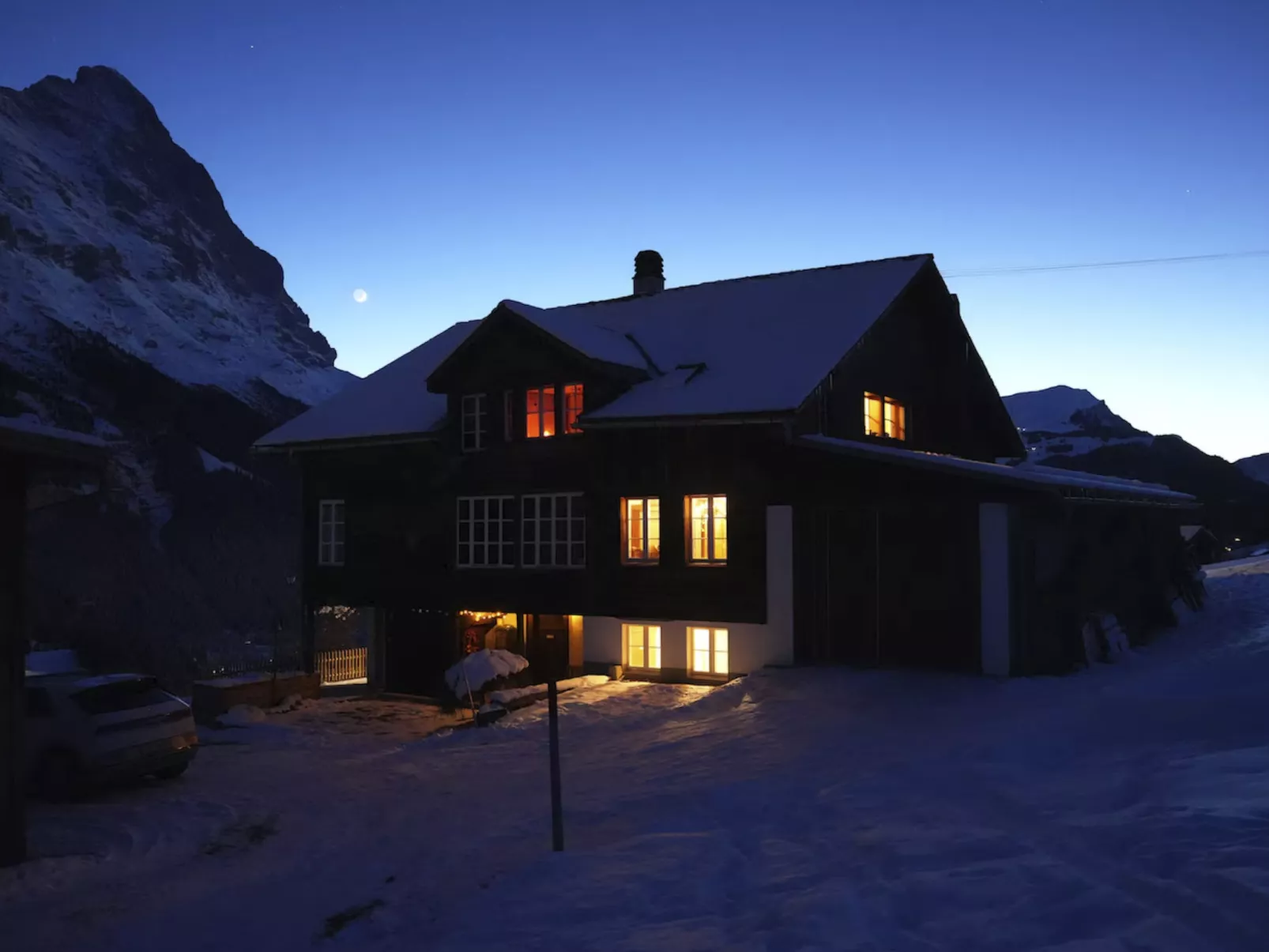 Chalet an ruhiger Lage mit schöner Bergsicht