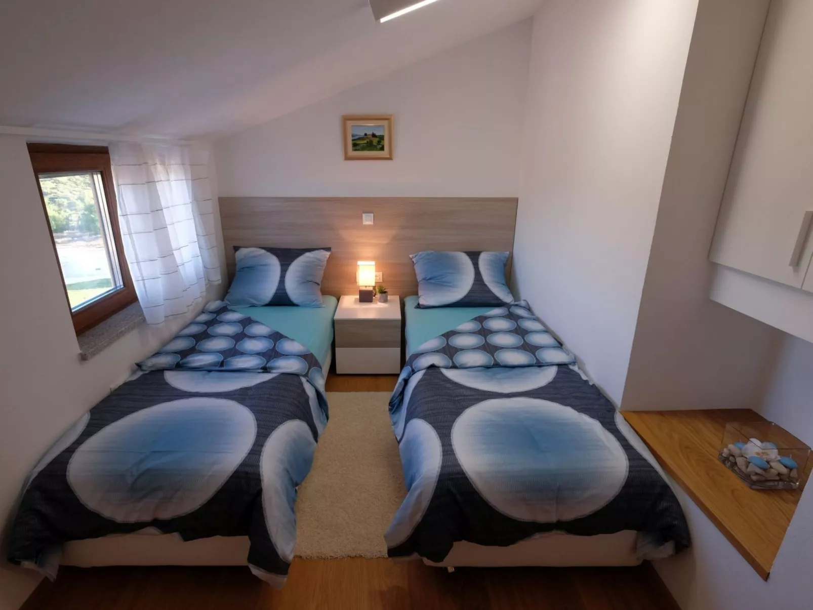 Nettes Ferienhaus in Pomer mit Privatem Pool-Dedans