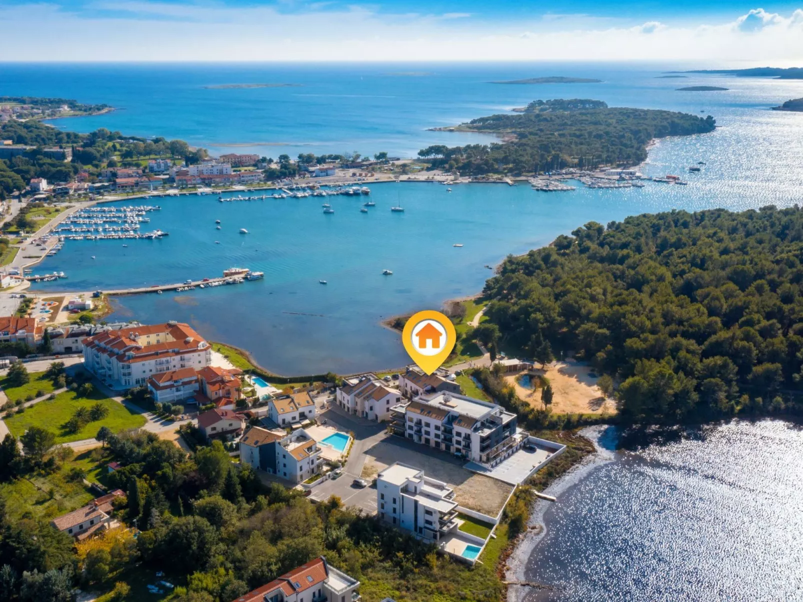 Für 6 Personen ca. 70 m&sup2; in Medulin, Istrien (Medulin und Umgebung)