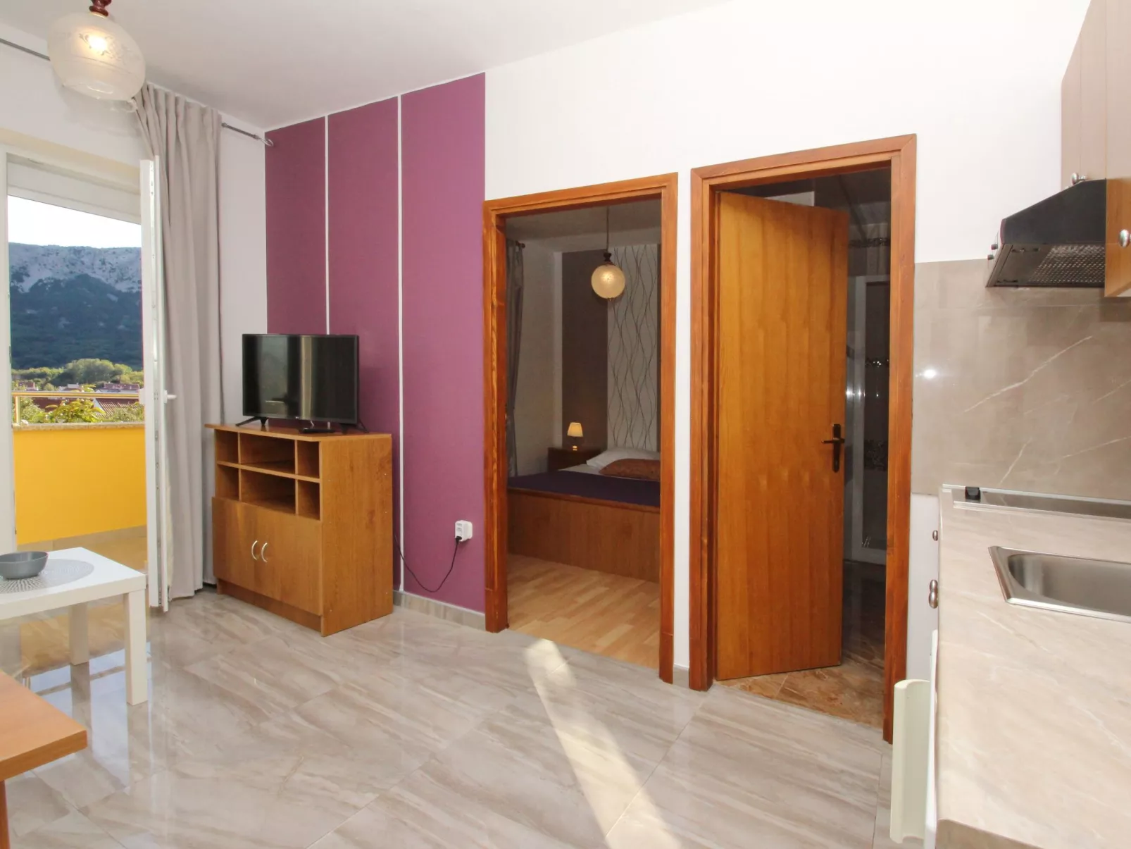 Appartement in Baška mit Eigenem Balkon
