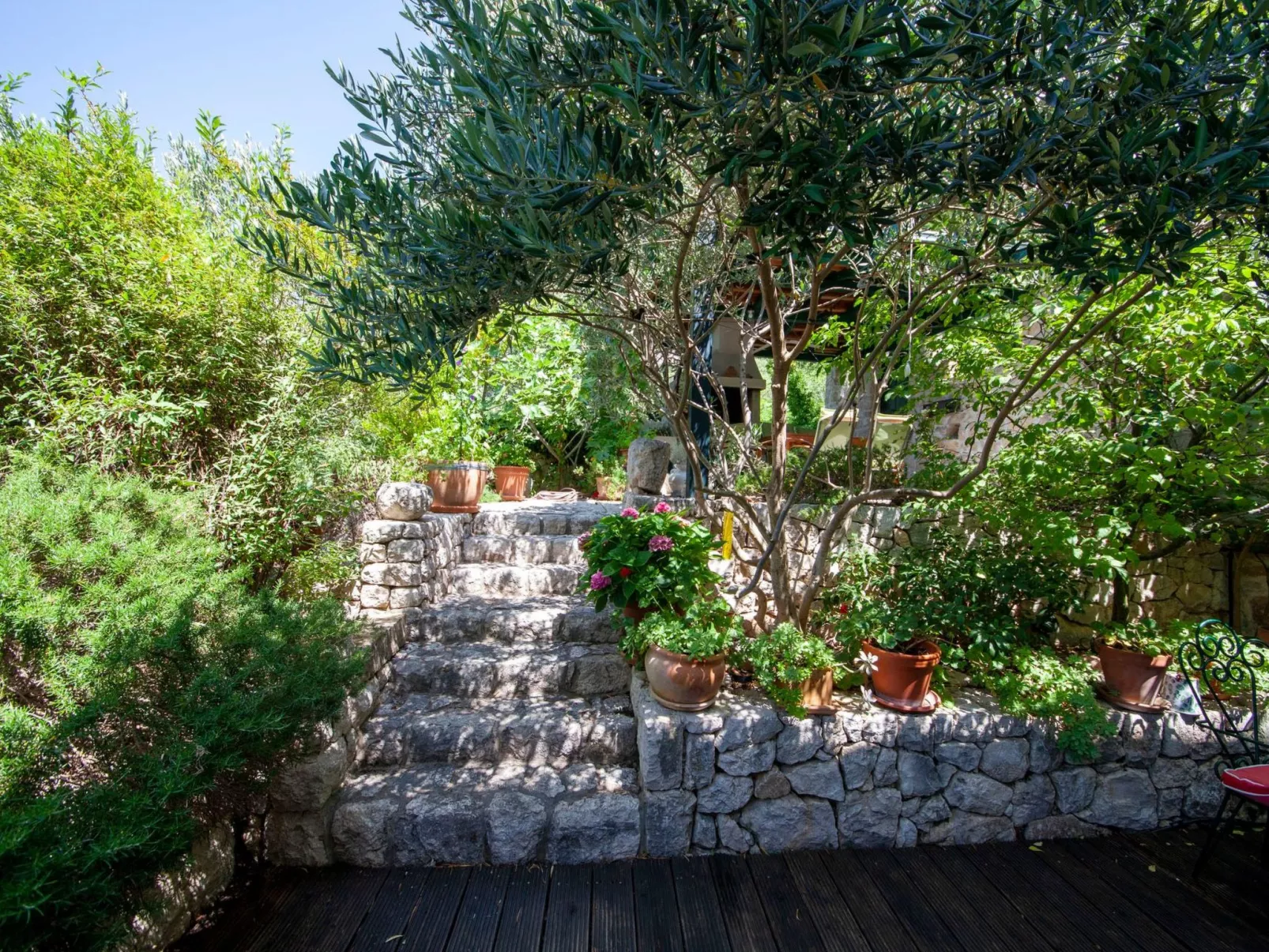 Mit Whirlpool-Draußen