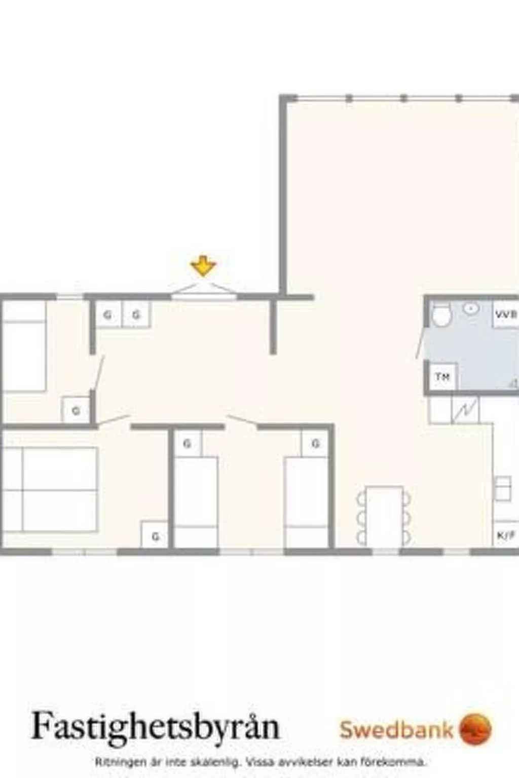 In Norrköping mit sonniger Terrasse-Dedans