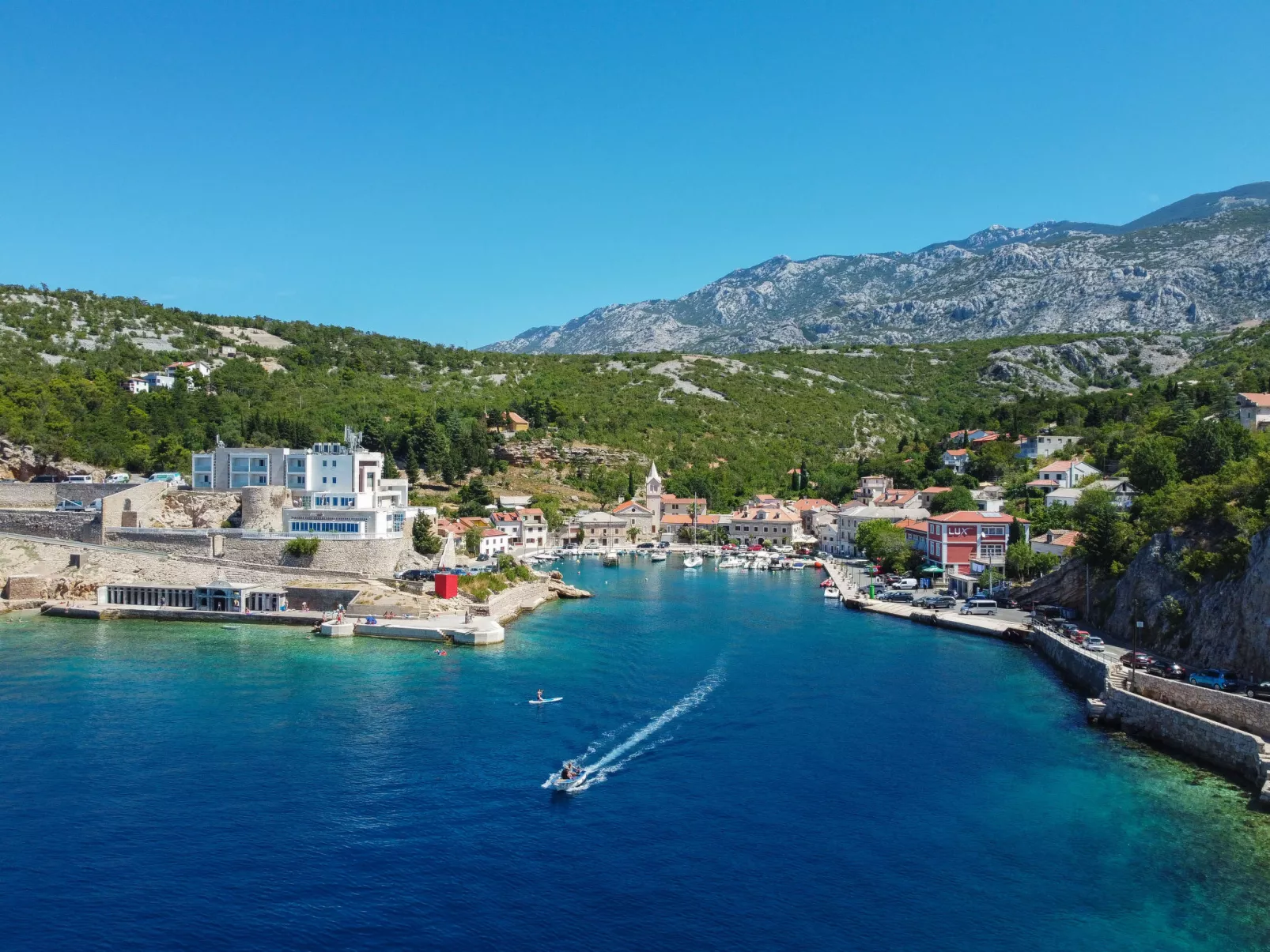 Für 6 Personen ca. 50 m&sup2; in Jablanac, Adriaküste Kroatien (Kvarner Bucht)-Environnement