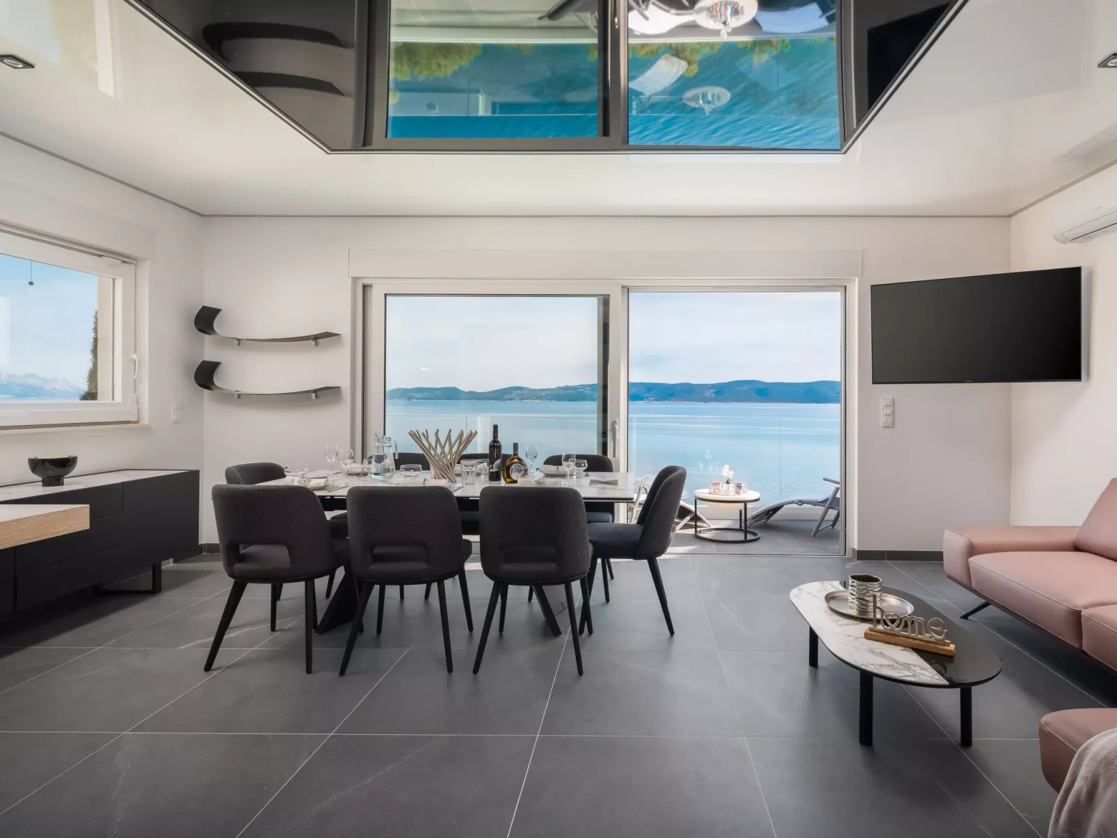 Villa am Strand - Privater beheizter Pool-Inside