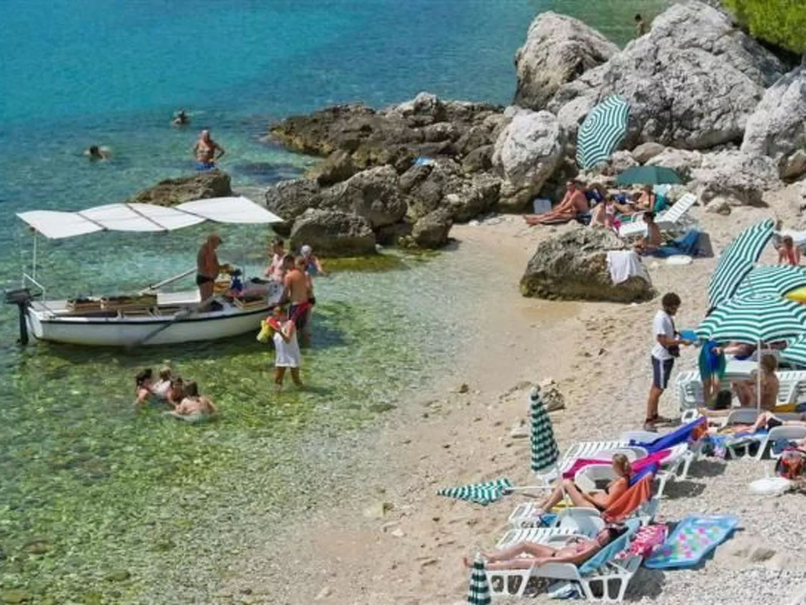 Wohnung "Celtis" mit Blick auf das Wasser-Draußen