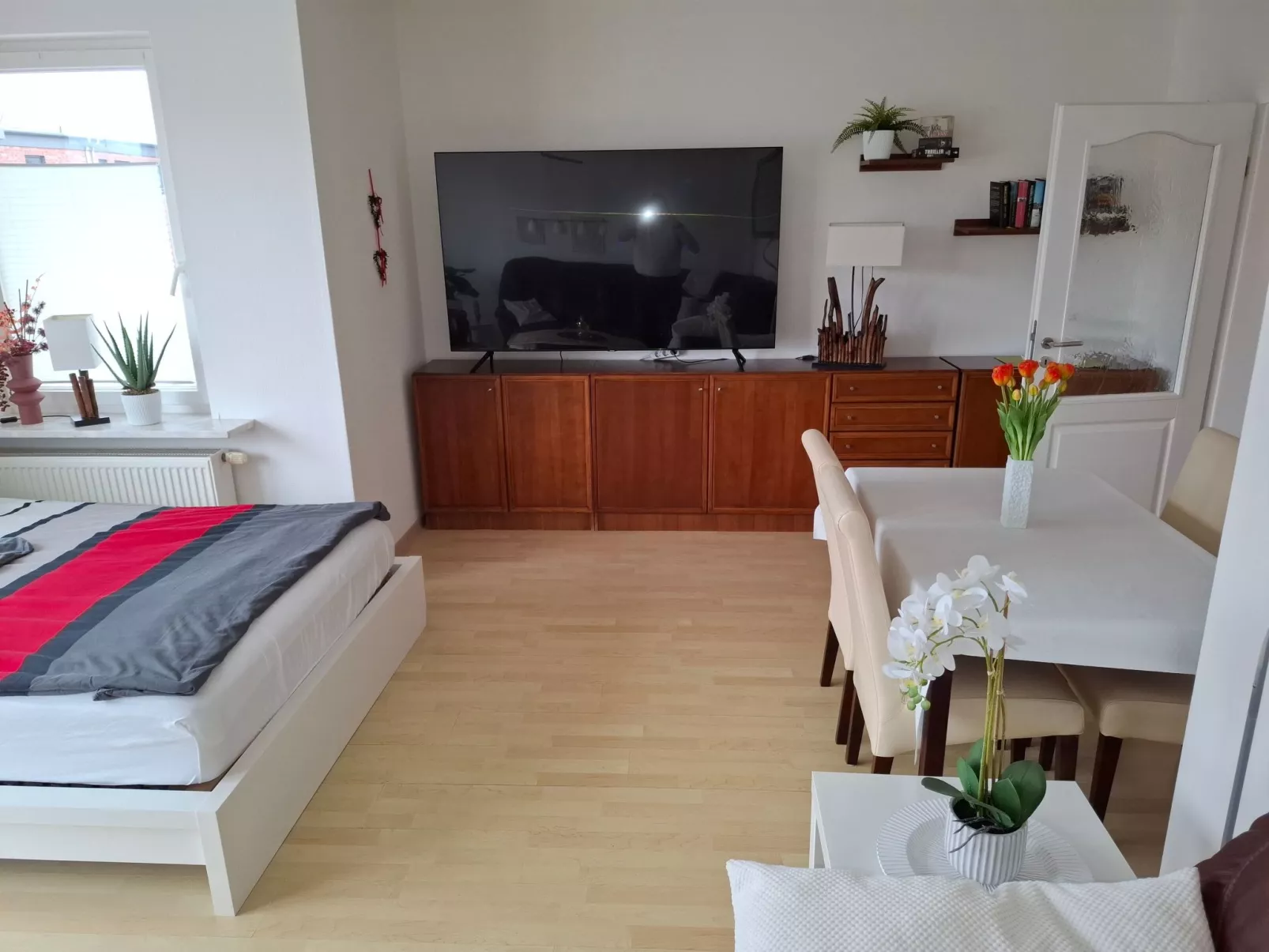 Private Ferienwohnung in Nordenham, großer Balkon