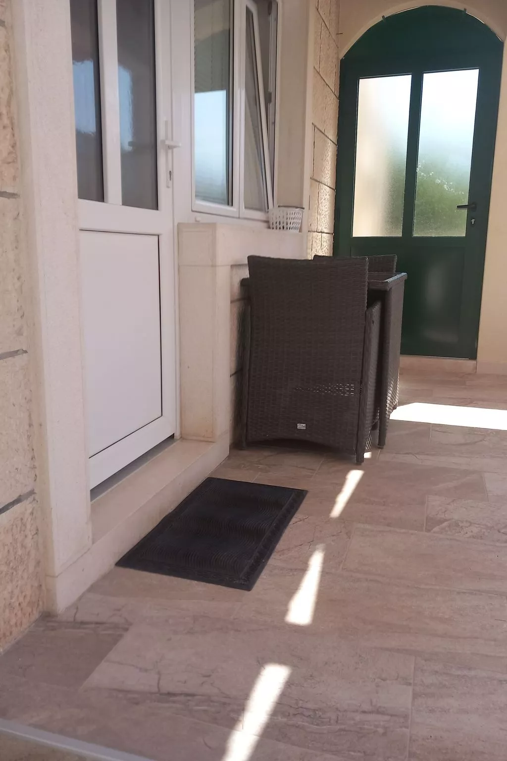 "Blue Apartment" am Strand