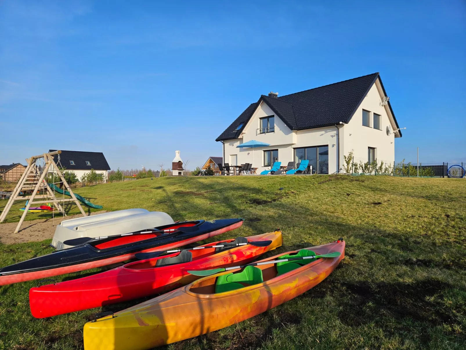 Ferienvilla "Villa Koprowo" mit Jacuzzi und Sauna-Outside