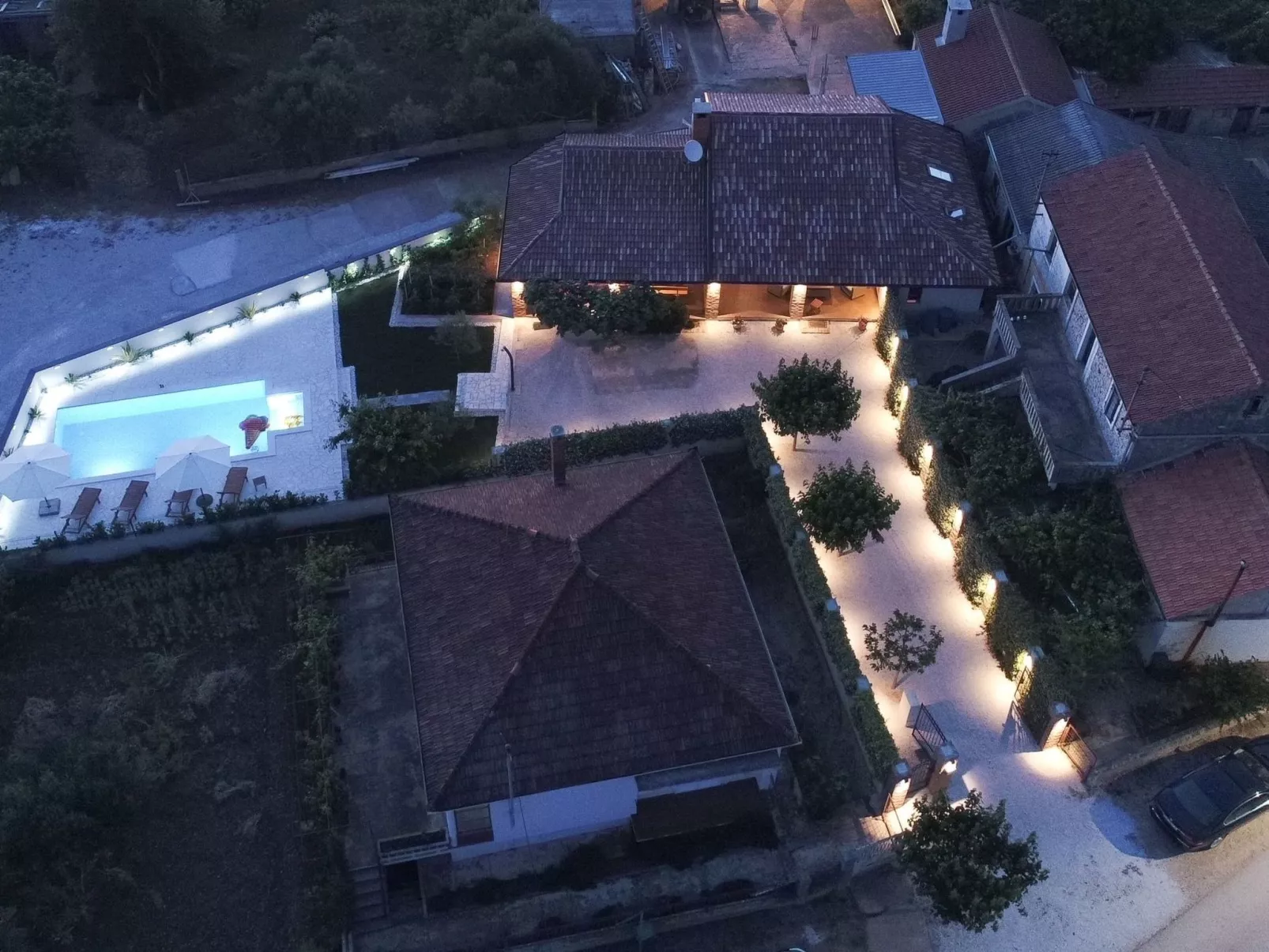 Rustica Casa Augustinus mit Pool-Draußen