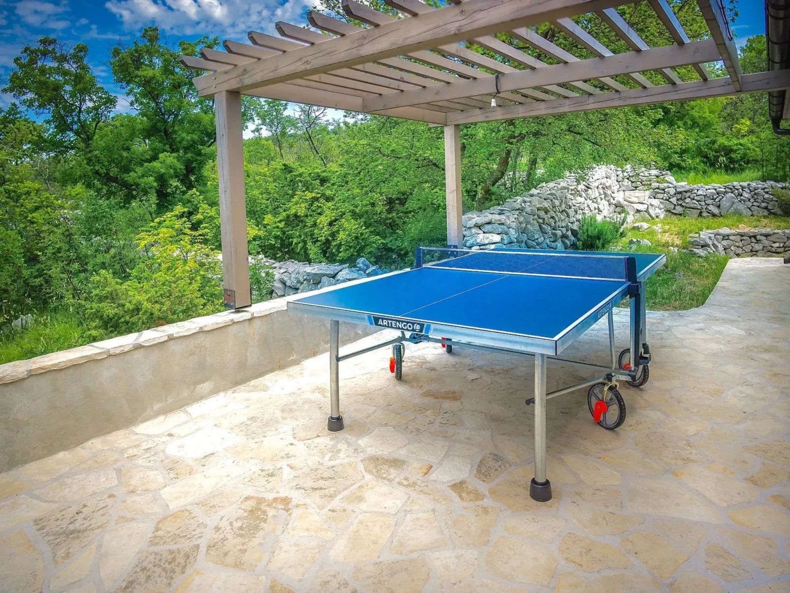 Ferienvilla mit Blick auf das Wasser