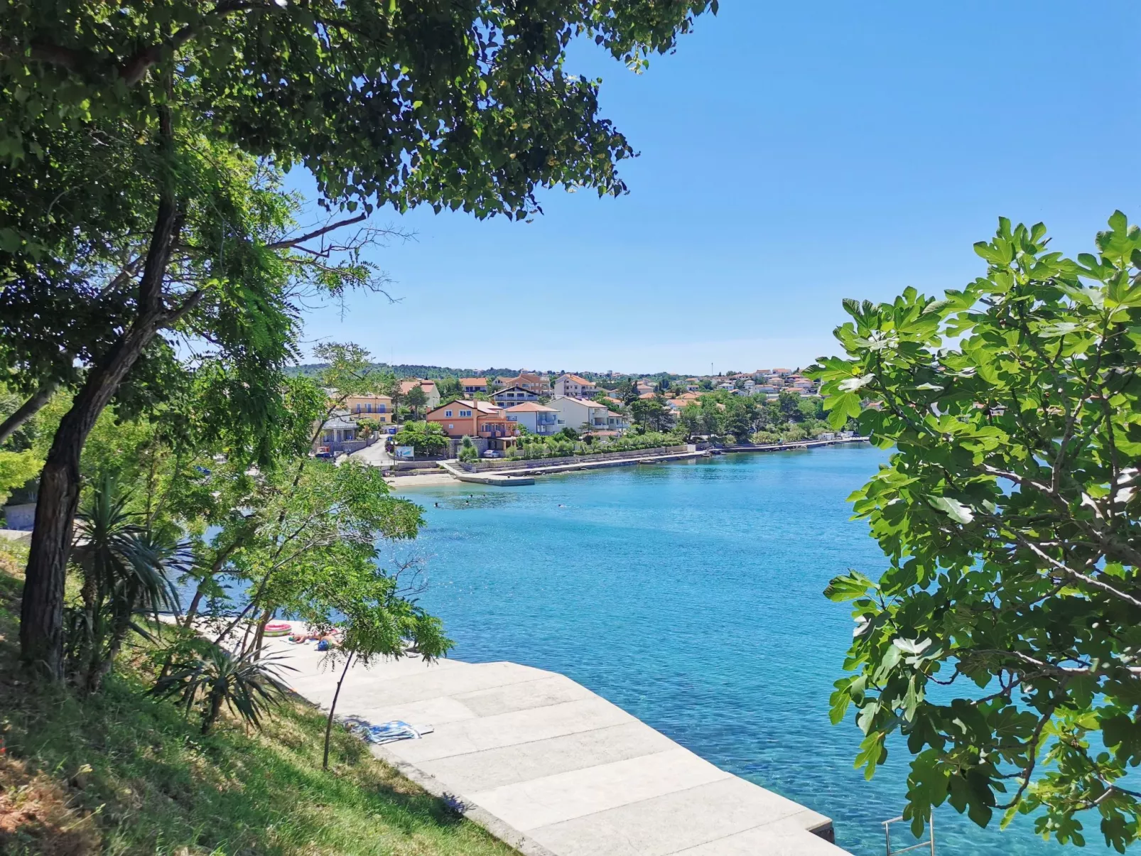 Apartment Bijelic - mit Balkon, 480 m vom Meer