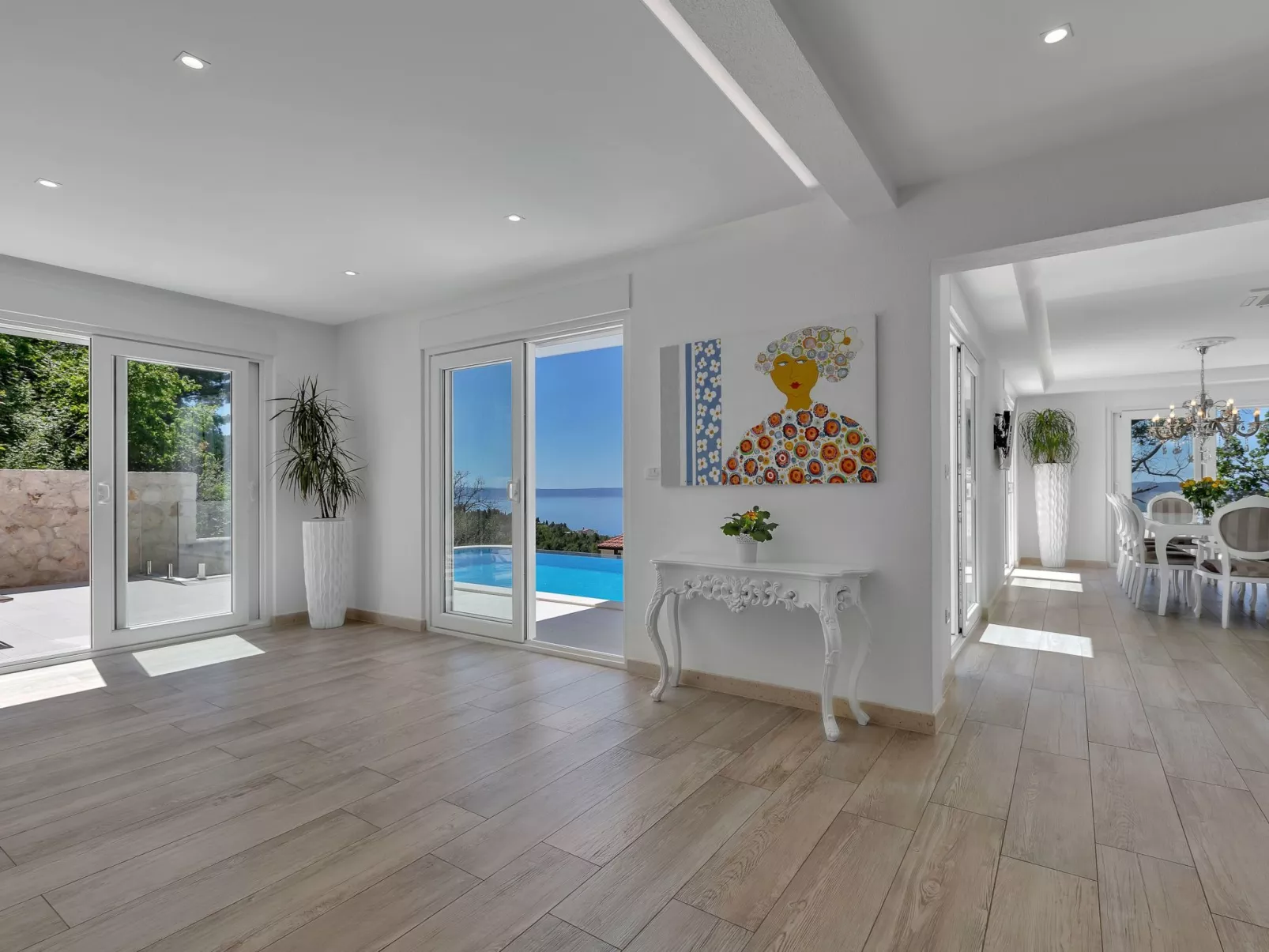 Mit Privatpool für 8 Personen  + 2 Kinder ca. 450 m&sup2; in Bast, Dalmatien (G-Dehors