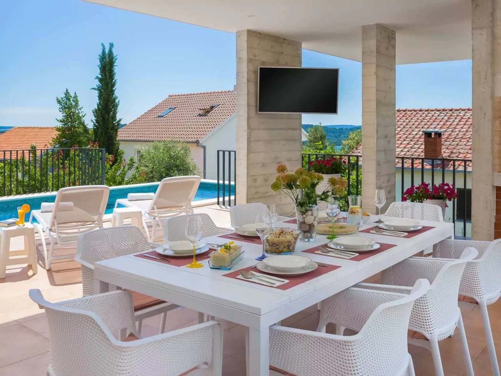 Moderne Ferienvilla Prima Vista-Draußen