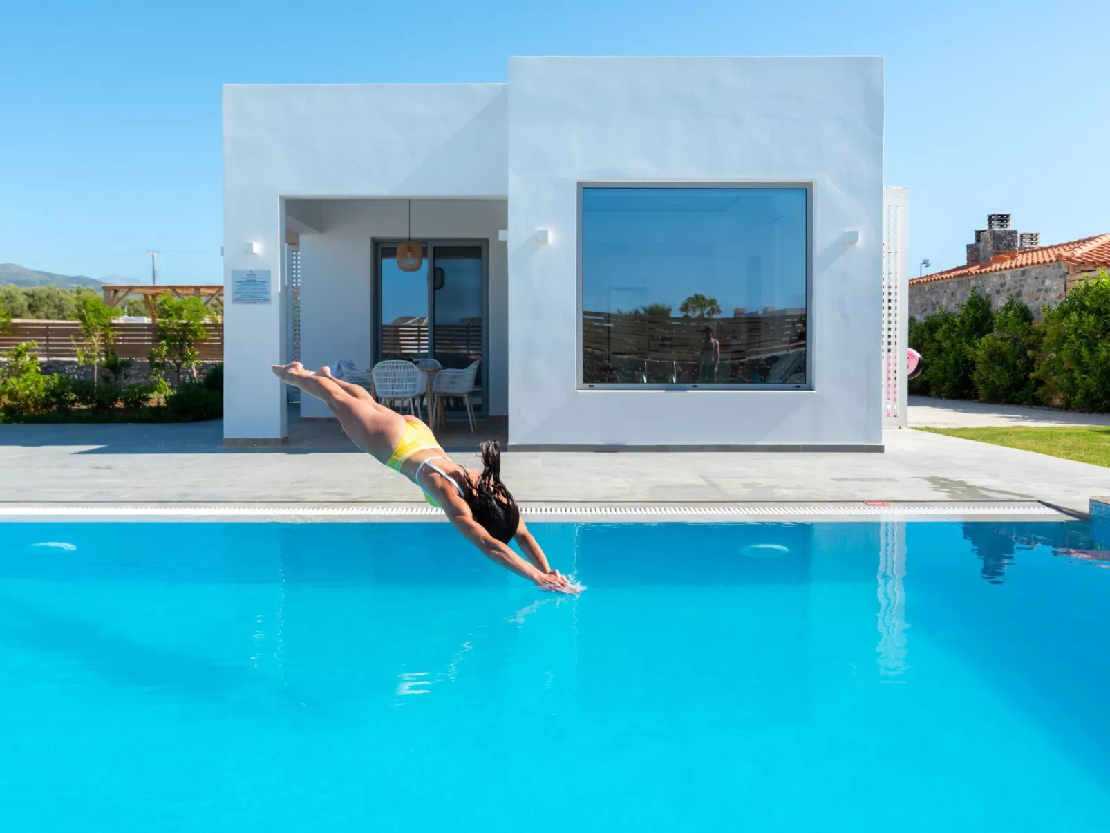 Sardines Luxury Villa 1 - Privater Pool und Garten-Draußen