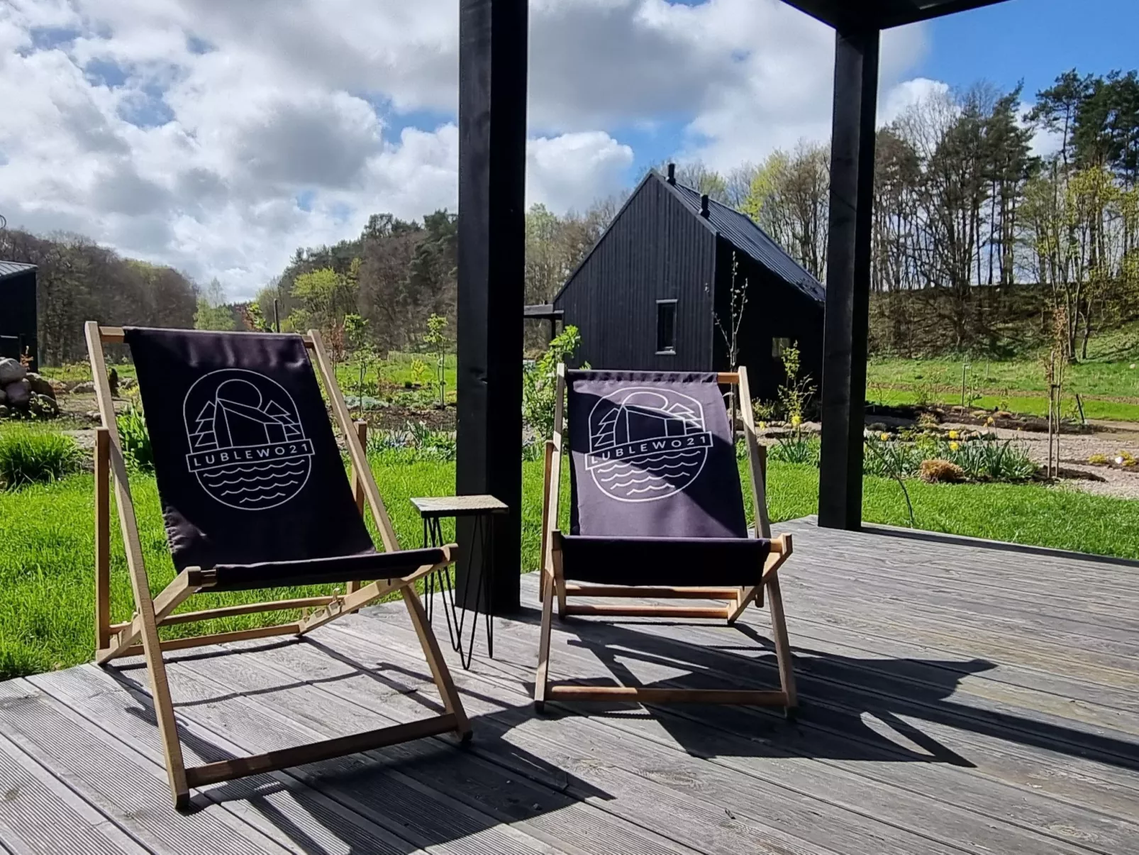 Lublewo21 Ferienhäuser - Draußen