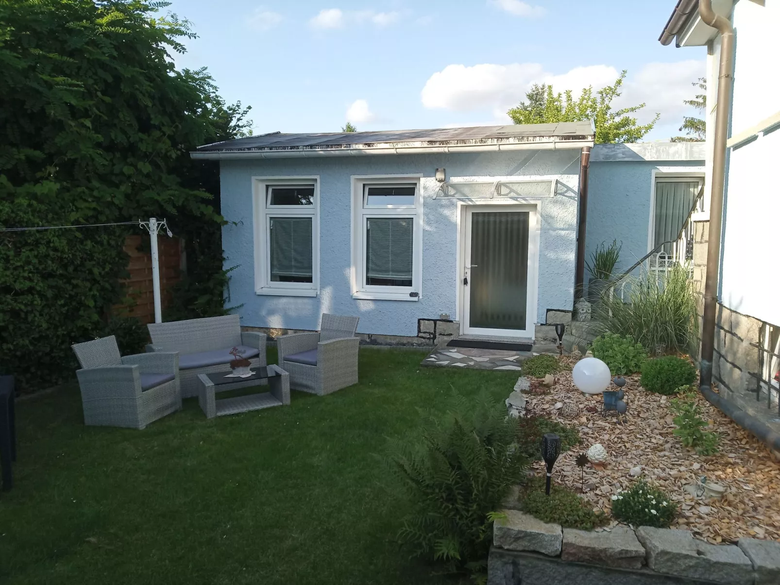 Appartement mit Garten, Grill und Terrasse